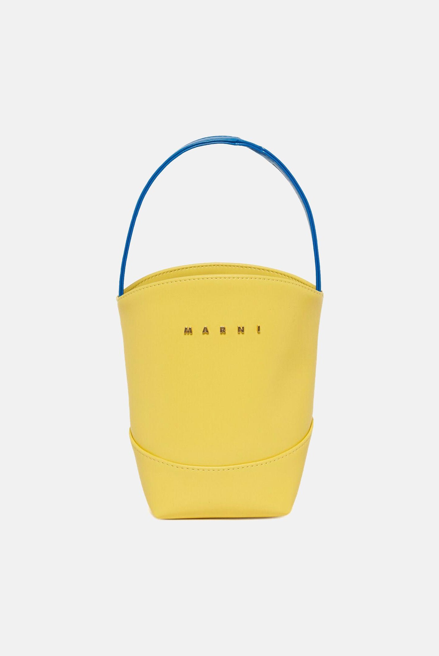 MARNI Borsa a mano Flower Basket gialla da donna M01820M00TK 0M223 MARNI