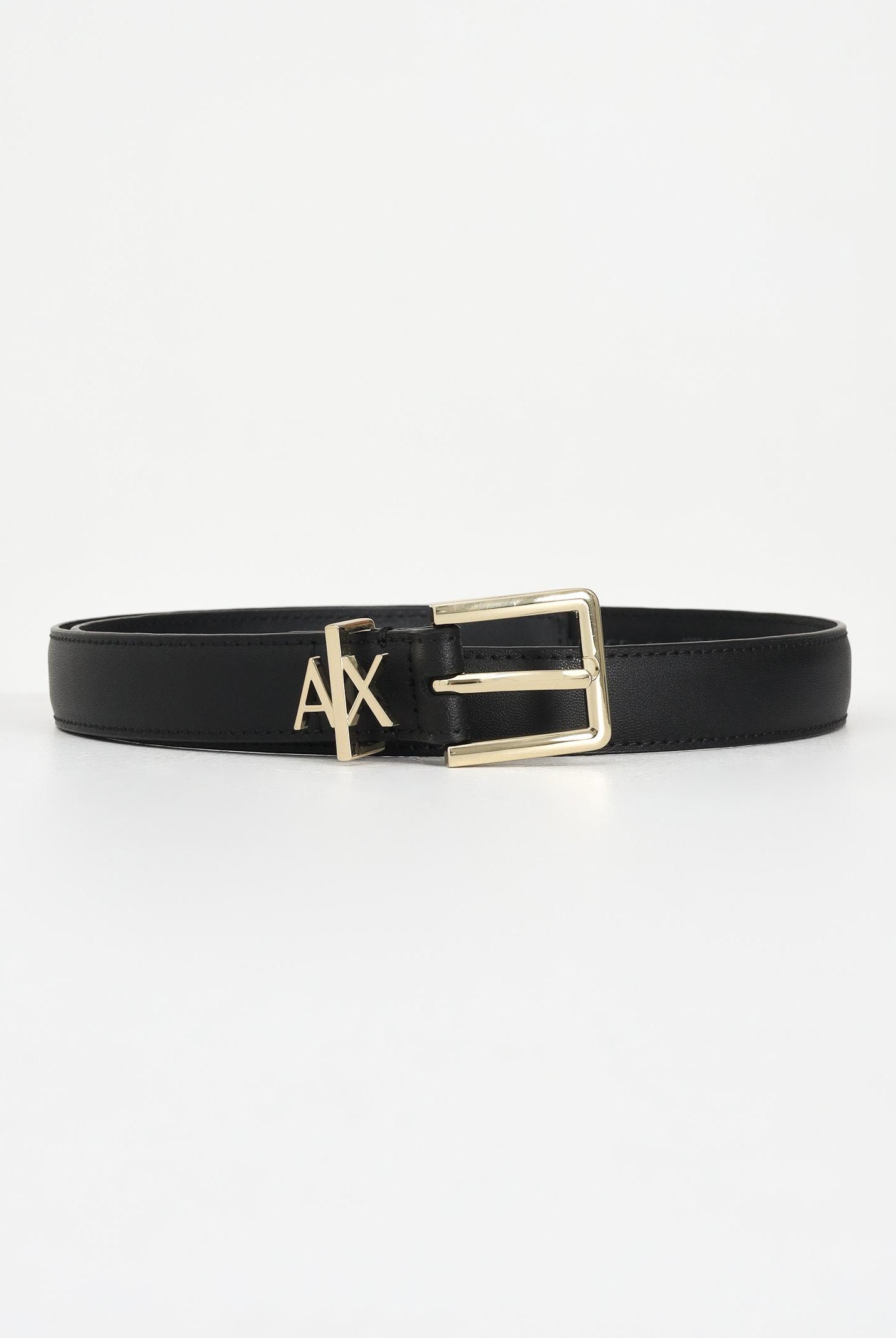 ARMANI EXCHANGE Cintura nera da donna con fibbia A|X 9411824R759 00020 ARMANI EXCHANGE