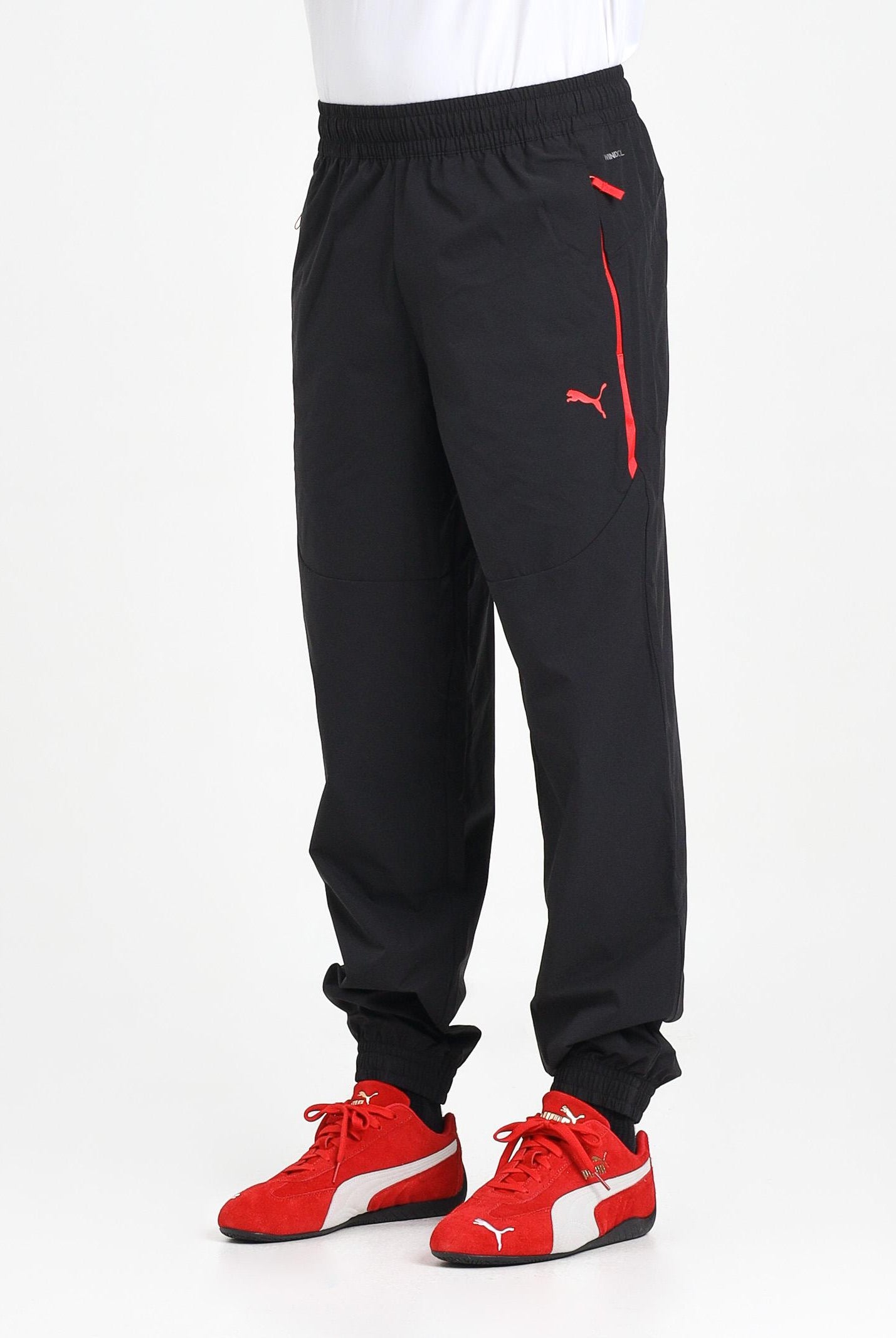 PUMA Pantalone sportivo PUMATECH AC Milan nero da uomo 782406 04 PUMA