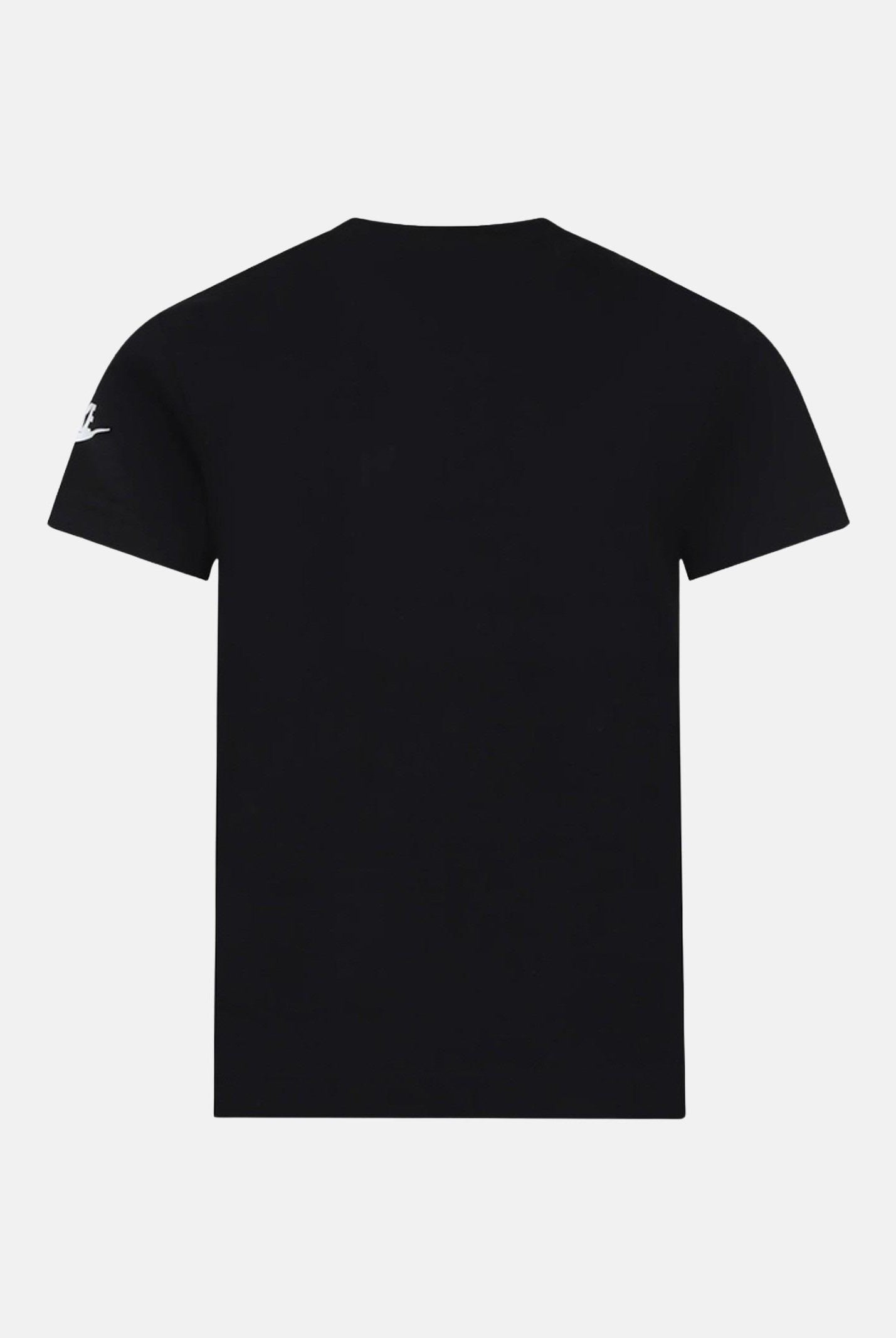 NIKE T-shirt a manica corta nera per bambino e bambina con stampa logo 86J575 K25 NIKE