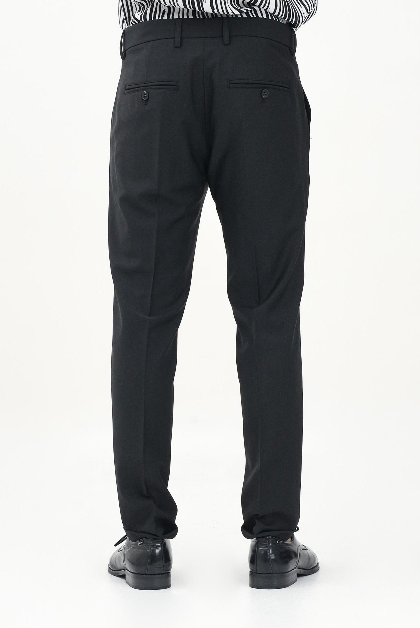 PATRIZIA PEPE Pantalone elegante nero da uomo 5PA429A590 K103 PATRIZIA PEPE