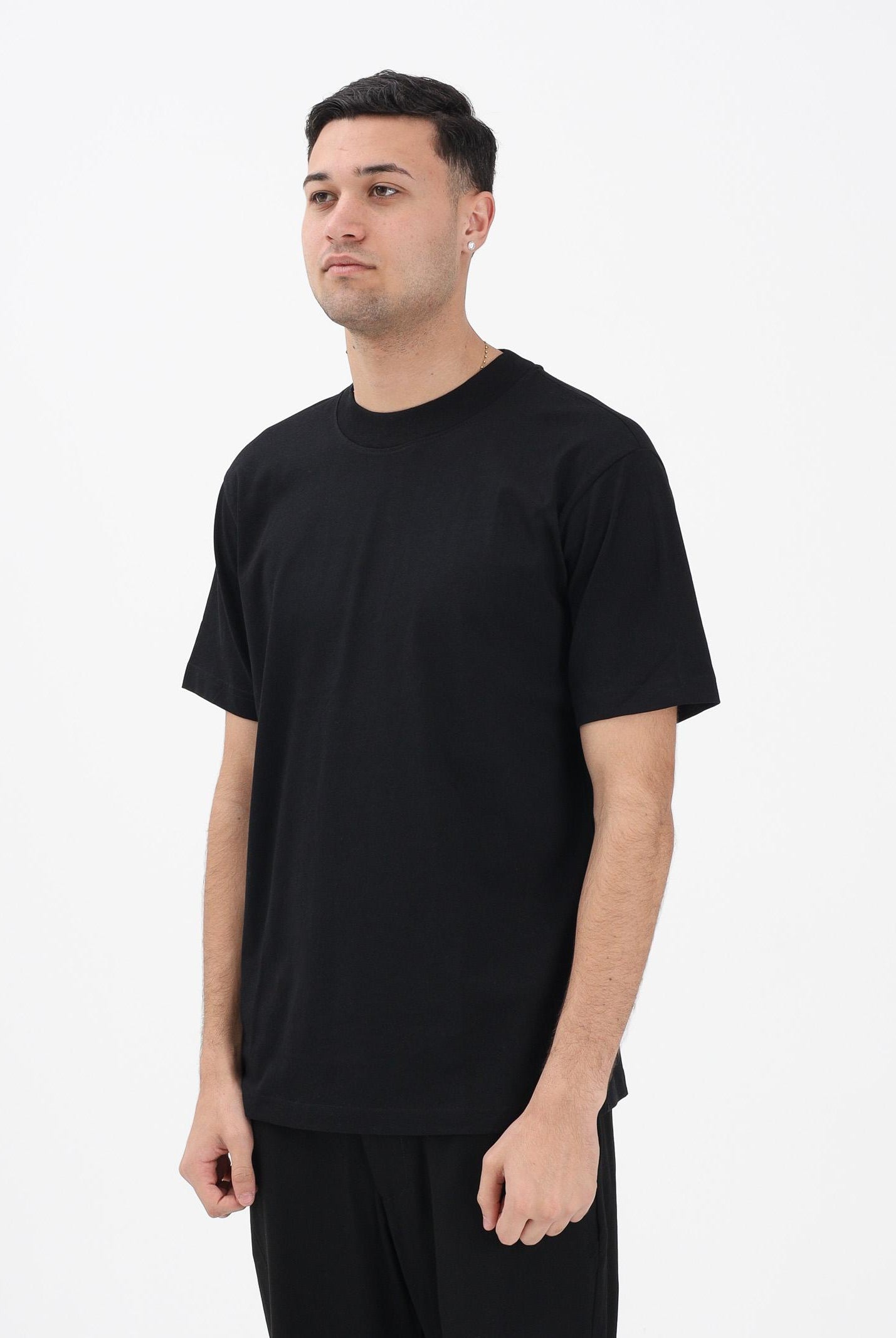 SELECTED HOMME T-shirt a manica corta nera da uomo 16077385 BL SELECTED HOMME