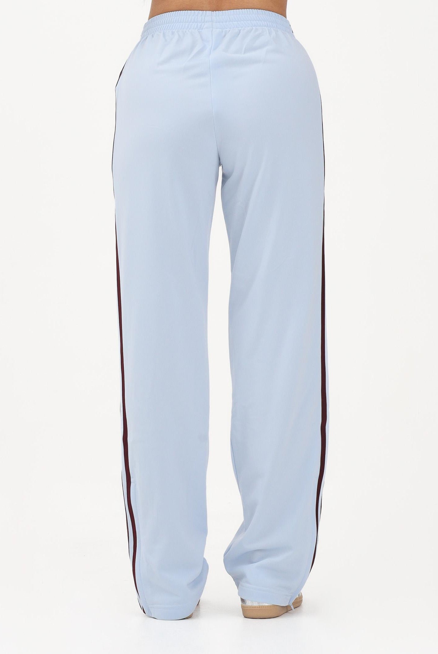 ADIDAS ORIGINALS Pantalone sportivo Firebird Classic celeste e bordeaux da donna KC6561 . ADIDAS ORIGINALS