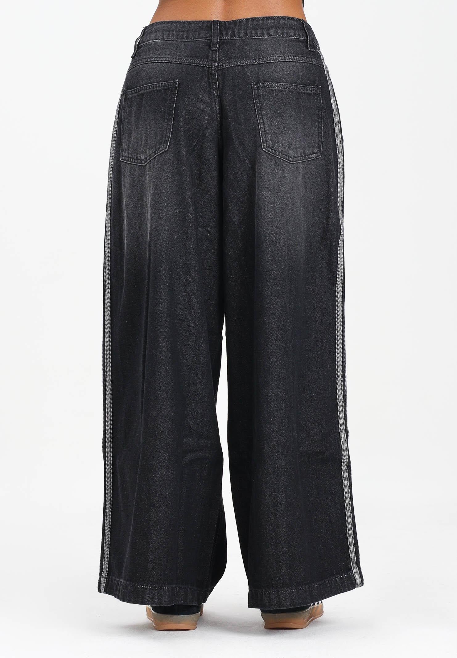 ADIDAS ORIGINALS Jeans Adicolor Denim Adilenium in denim nero da donna JV7453 ADIDAS ORIGINALS