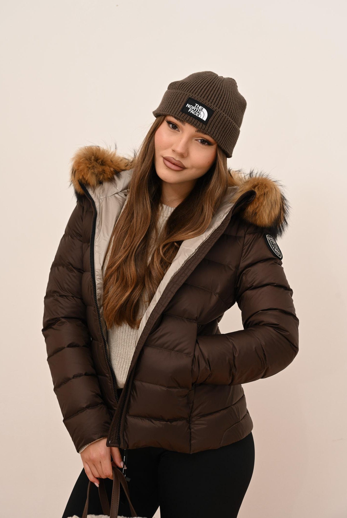 BLAUER Piumino ARCADIA marrone da donna 25WBLDC03099-A06047 365EI BLAUER