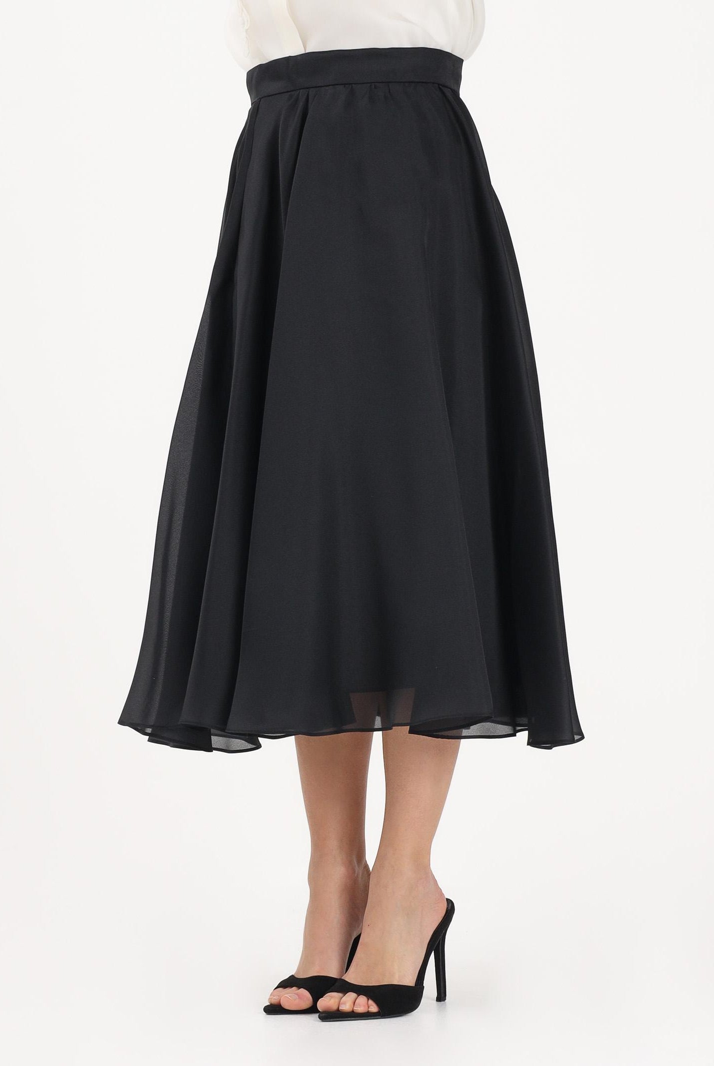 MAX MARA Gonna midi MSECALLE nera da donna 2616101023600 004 MAX MARA