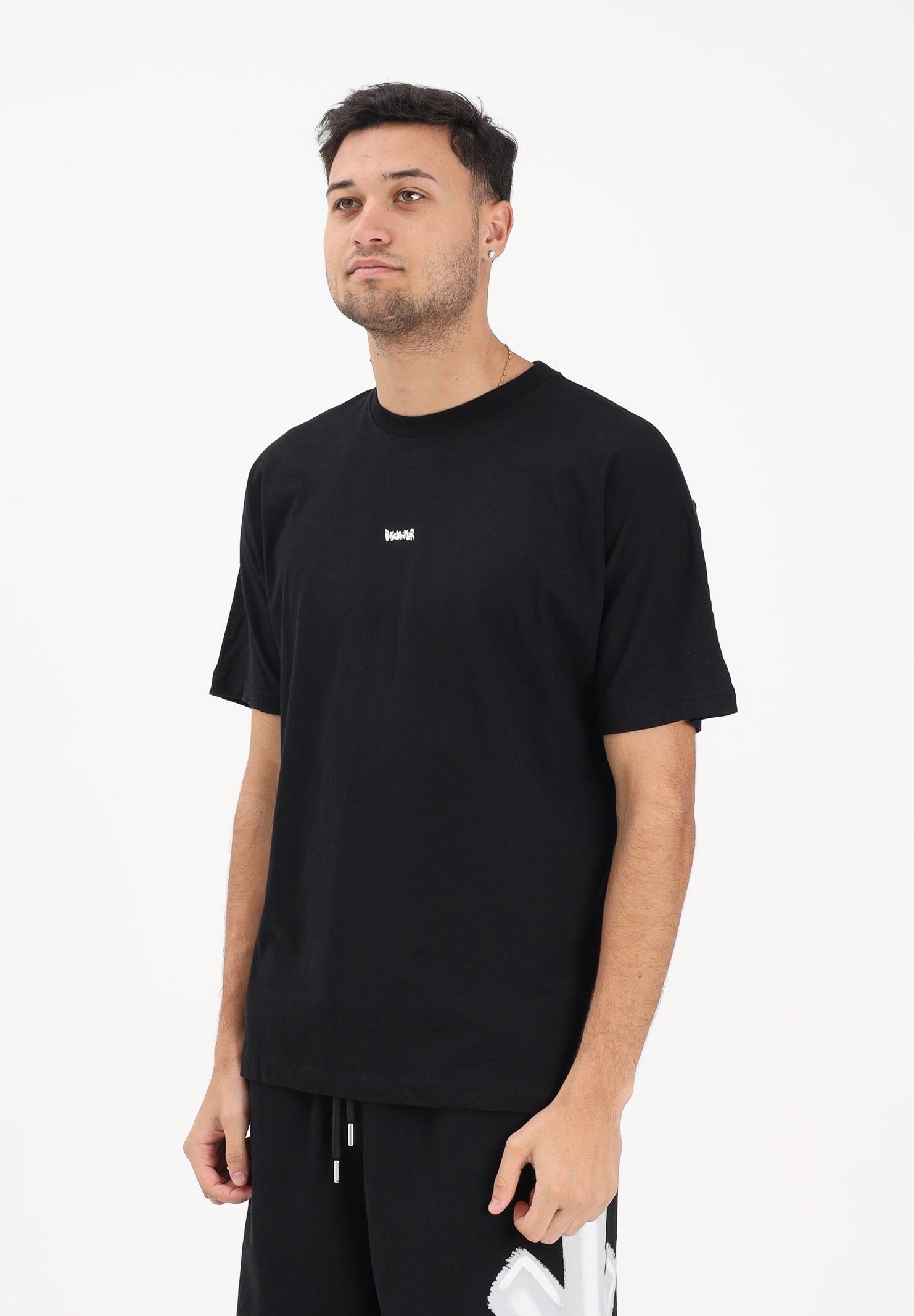 DISCLAIMER T-shirt a manica corta nera da uomo con stampa logo 26EDS55401 NEBI DISCLAIMER