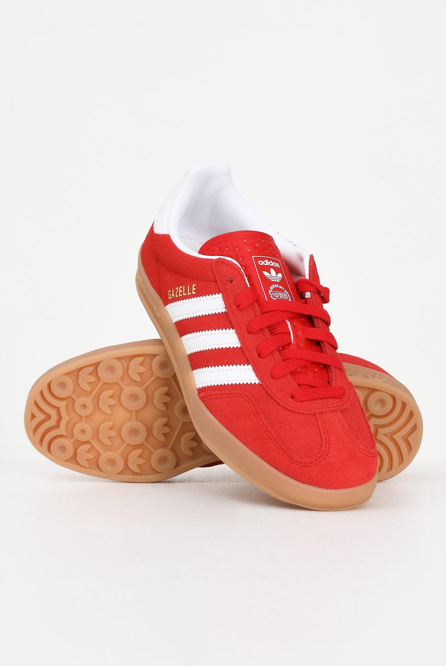 ADIDAS ORIGINALS Sneakers Gazelle rosse per uomo e donna JS3801 . ADIDAS ORIGINALS