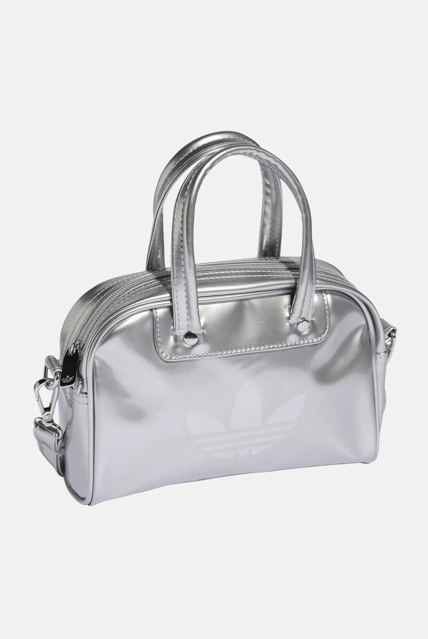 ADIDAS ORIGINALS Borsa a mano Adicolor Mini Bowling argento da donna KD7839 . ADIDAS ORIGINALS