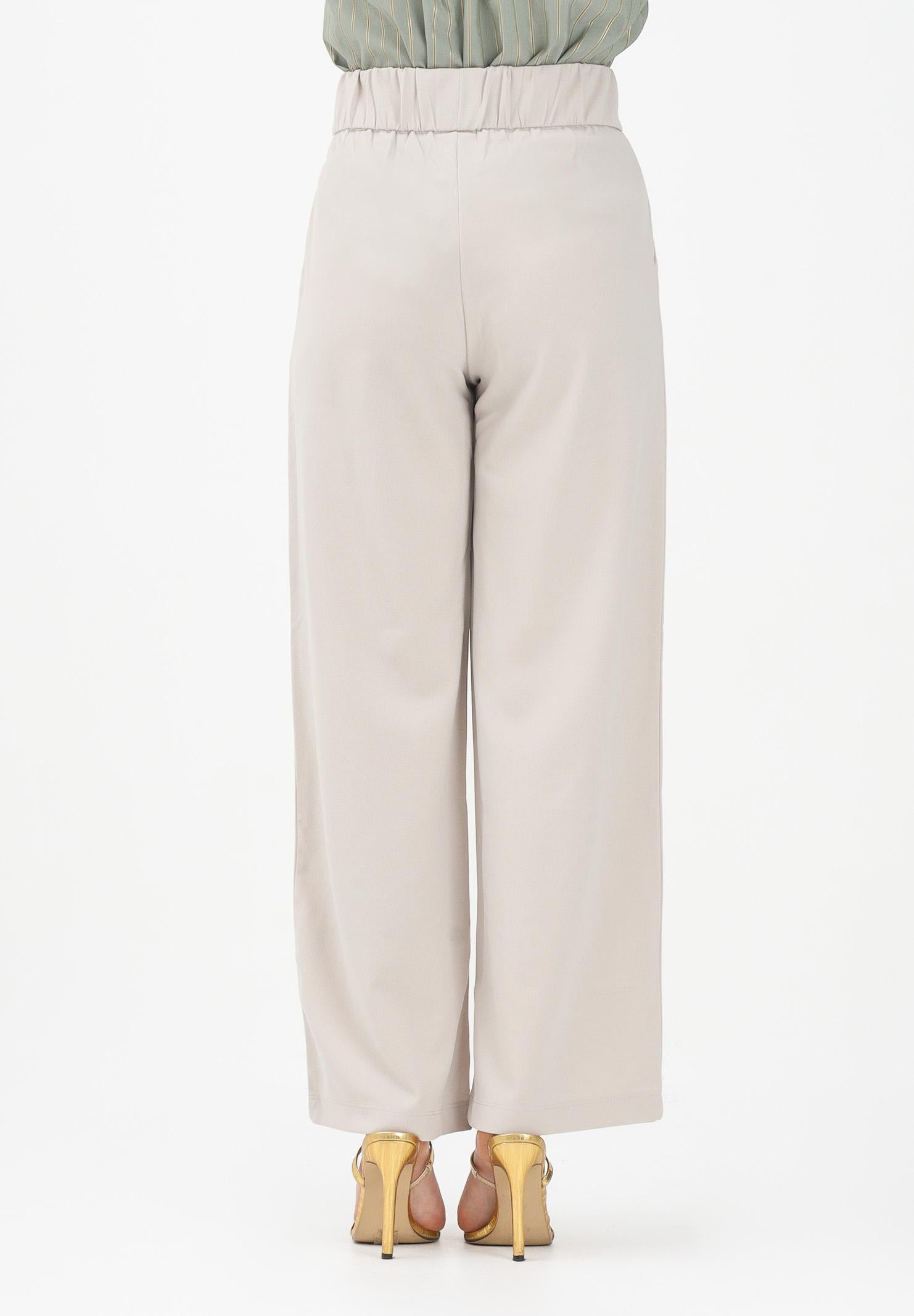 JDY Pantalone beige da donna a vita alta 15208430 CHGR JDY