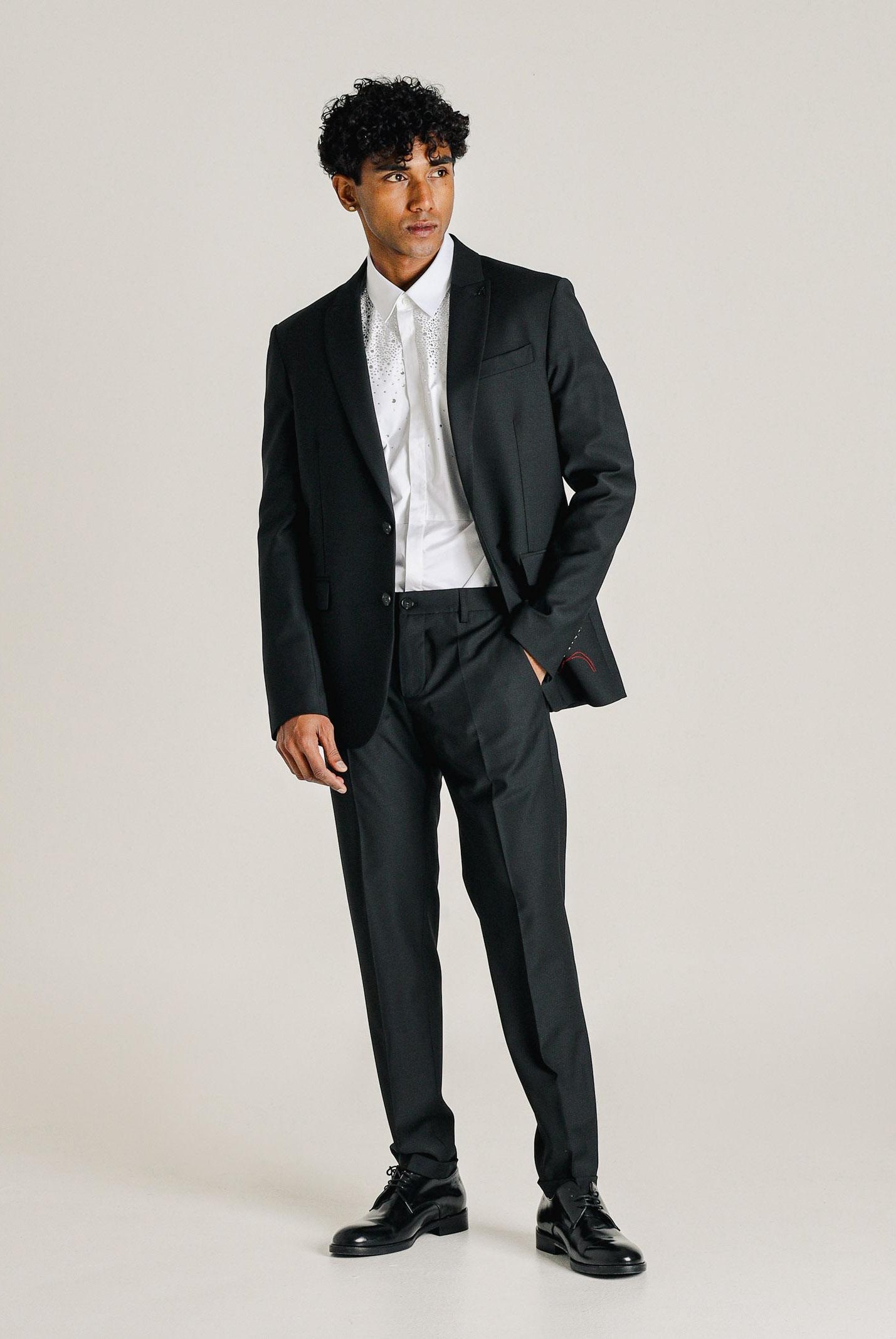 PATRIZIA PEPE Pantalone elegante nero da uomo 5PA429A1WK K102 PATRIZIA PEPE
