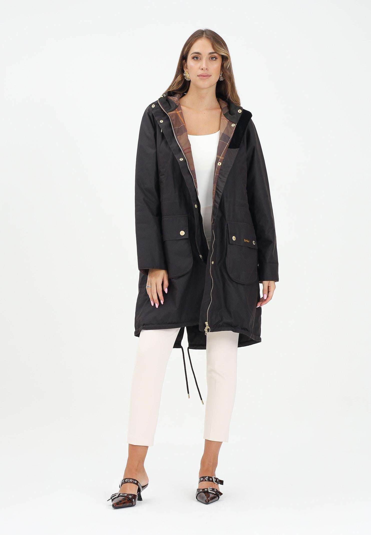 BARBOUR Parka Marcy nero da donna 252MLWX1456 RU91 BARBOUR