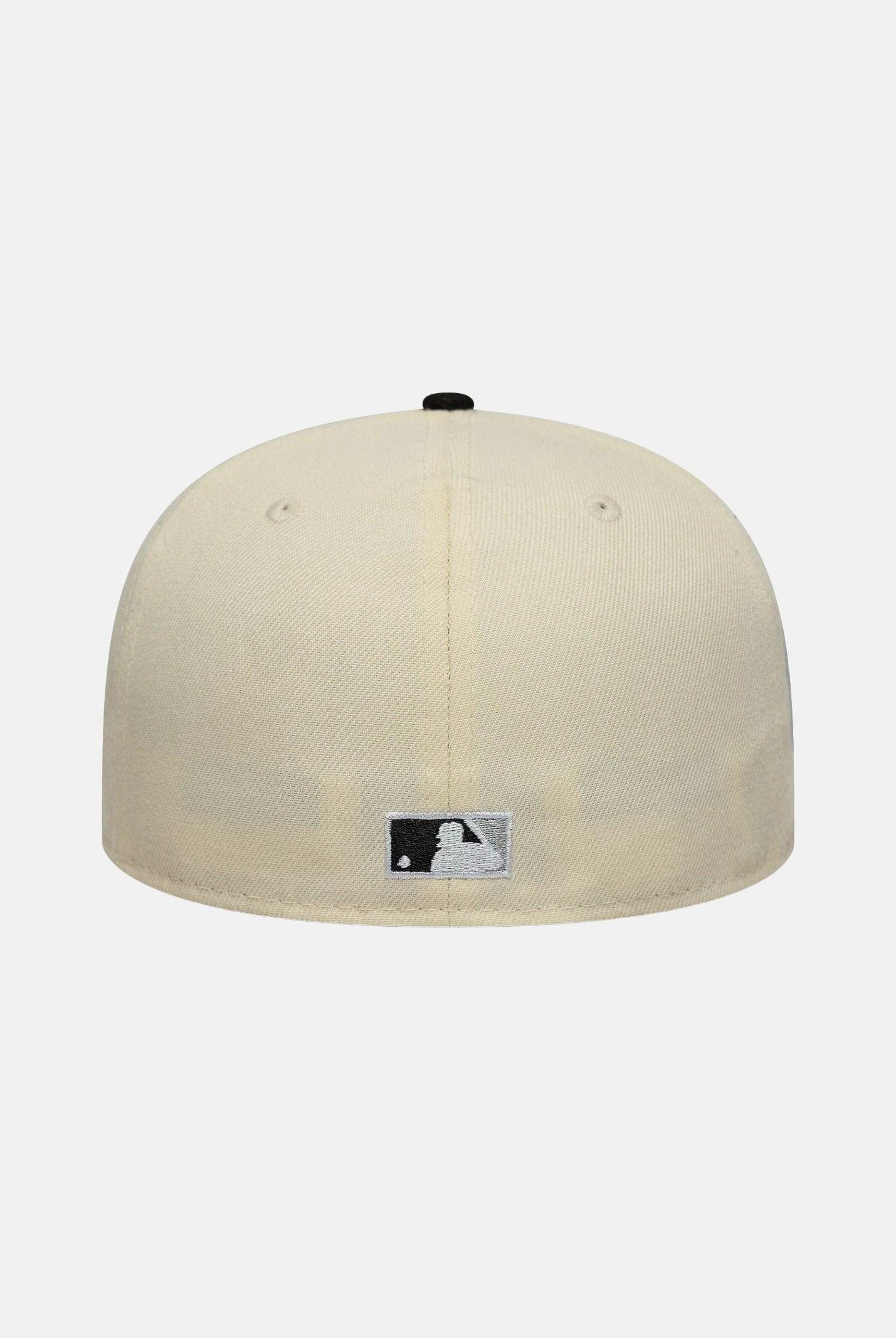NEW ERA Cappello con visiera 59FIFTY Fitted Low Profile NY Yankees MLB beige per uomo e donna 60771843 . NEW ERA