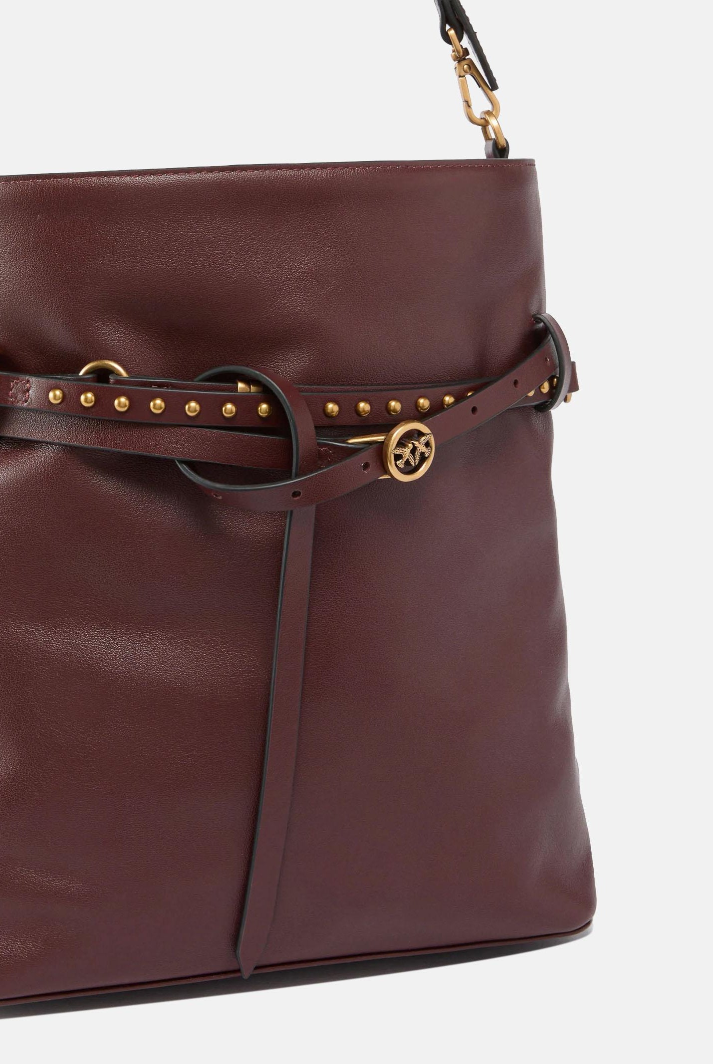 PINKO Borsa a spalla Bucket Belt burgundy da donna 106339A0QO R49Q PINKO