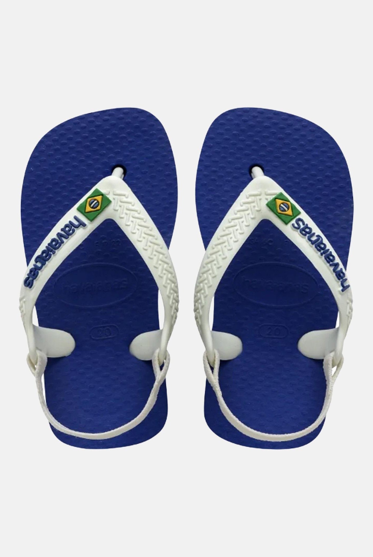 Infradito blu da neonato Brasil Logo II 4140577 2711 HAVAIANAS