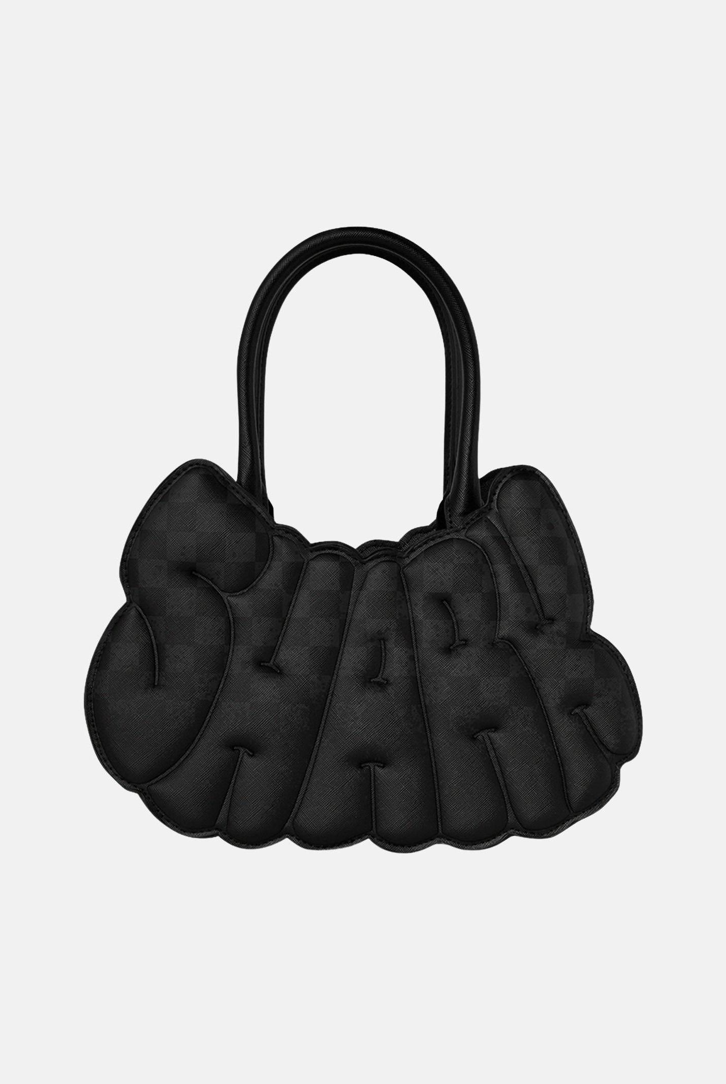 SPRAYGROUND Borsa a spalla Spritz Shark Bubble Bag nera da donna 910B8346NSZ . SPRAYGROUND