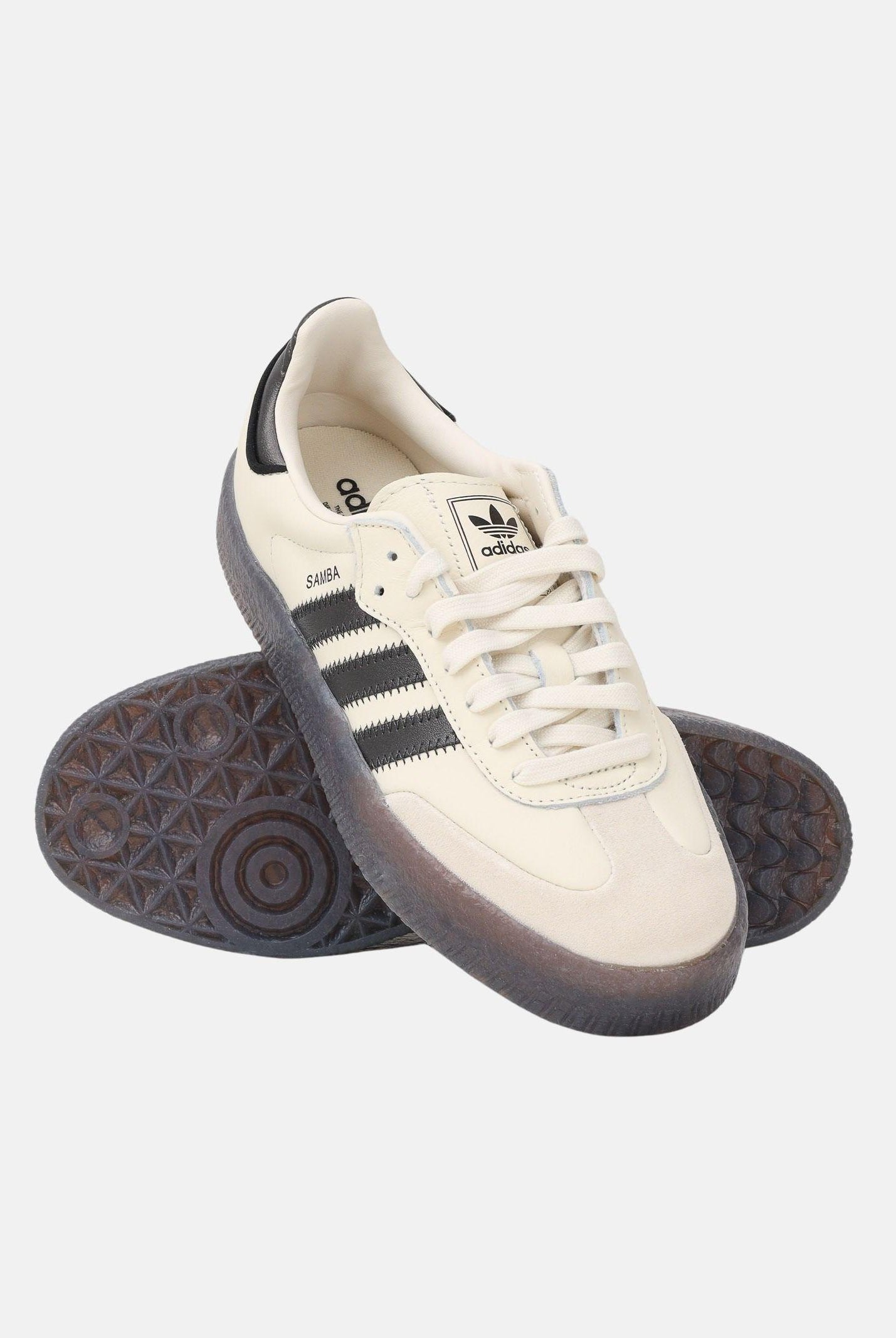 ADIDAS ORIGINALS Sneakers SAMBAE panna e nere da donna IH4041 . ADIDAS ORIGINALS