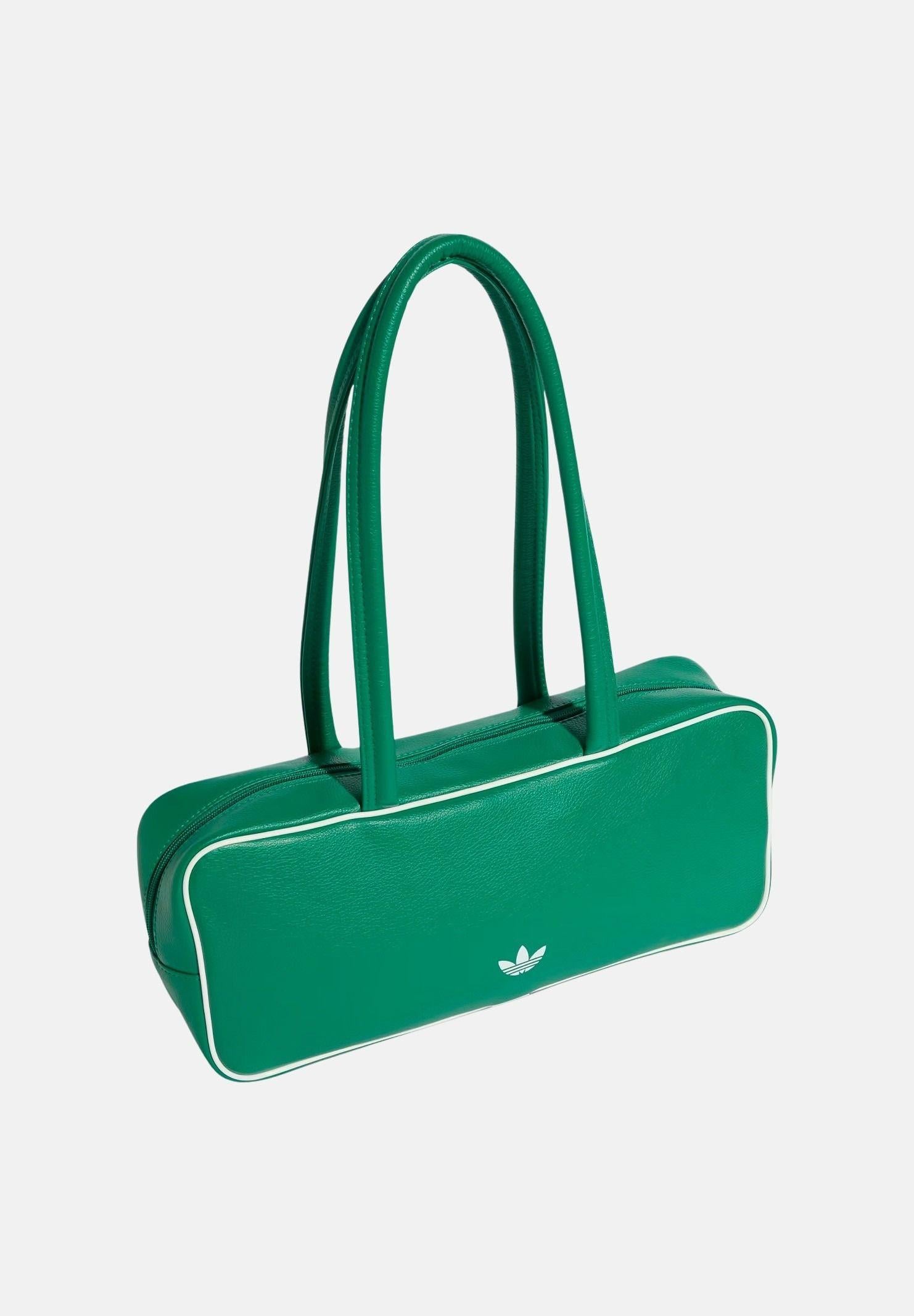 ADIDAS ORIGINALS Borsa a spalla Adicolor Elongated Airliner verde da donna KD7849 . ADIDAS ORIGINALS