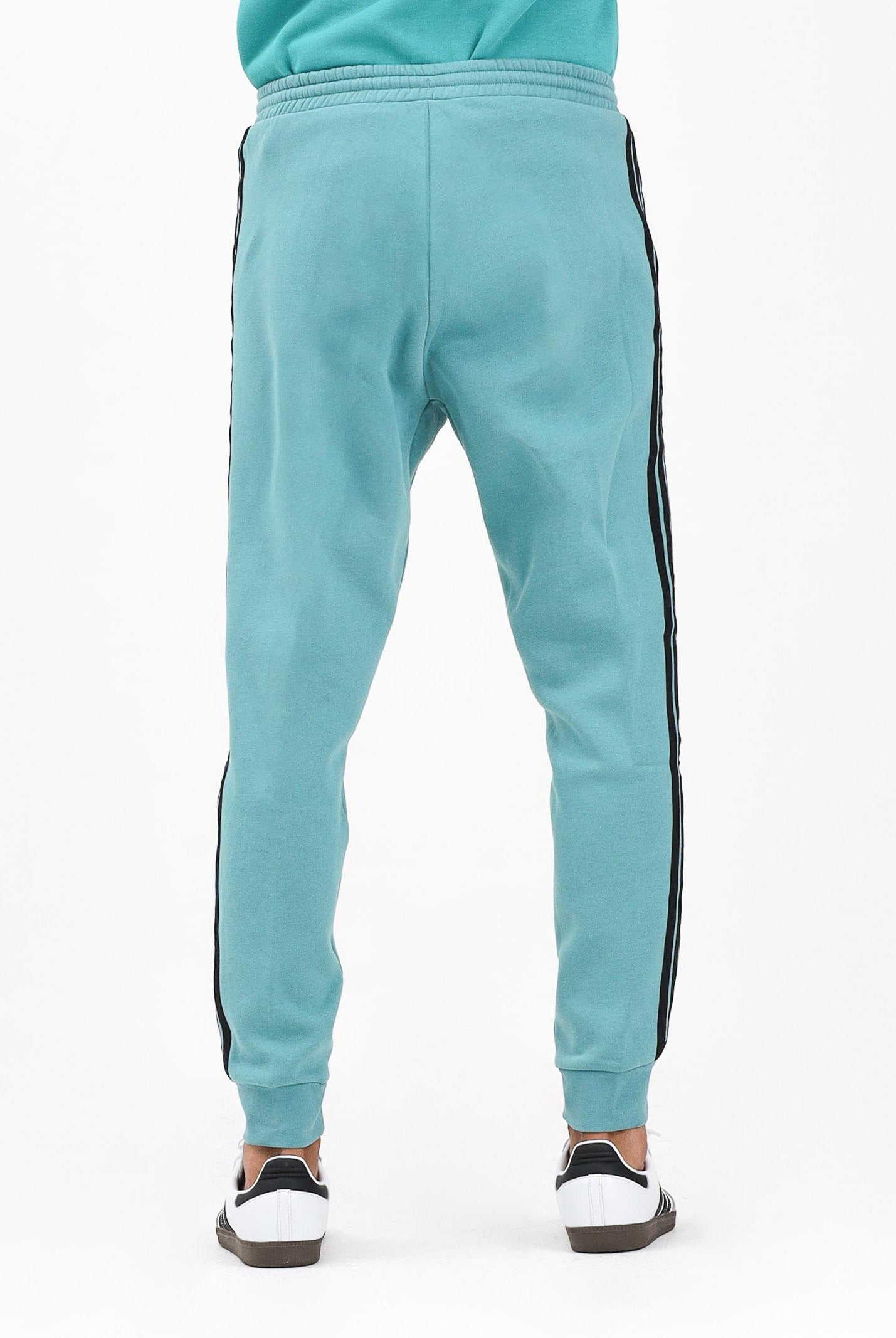 ADIDAS PERFORMANCE Pantalone sportivo Essentials 3-Stripes Fleece turchese da uomo JX0711 ADIDAS PERFORMANCE