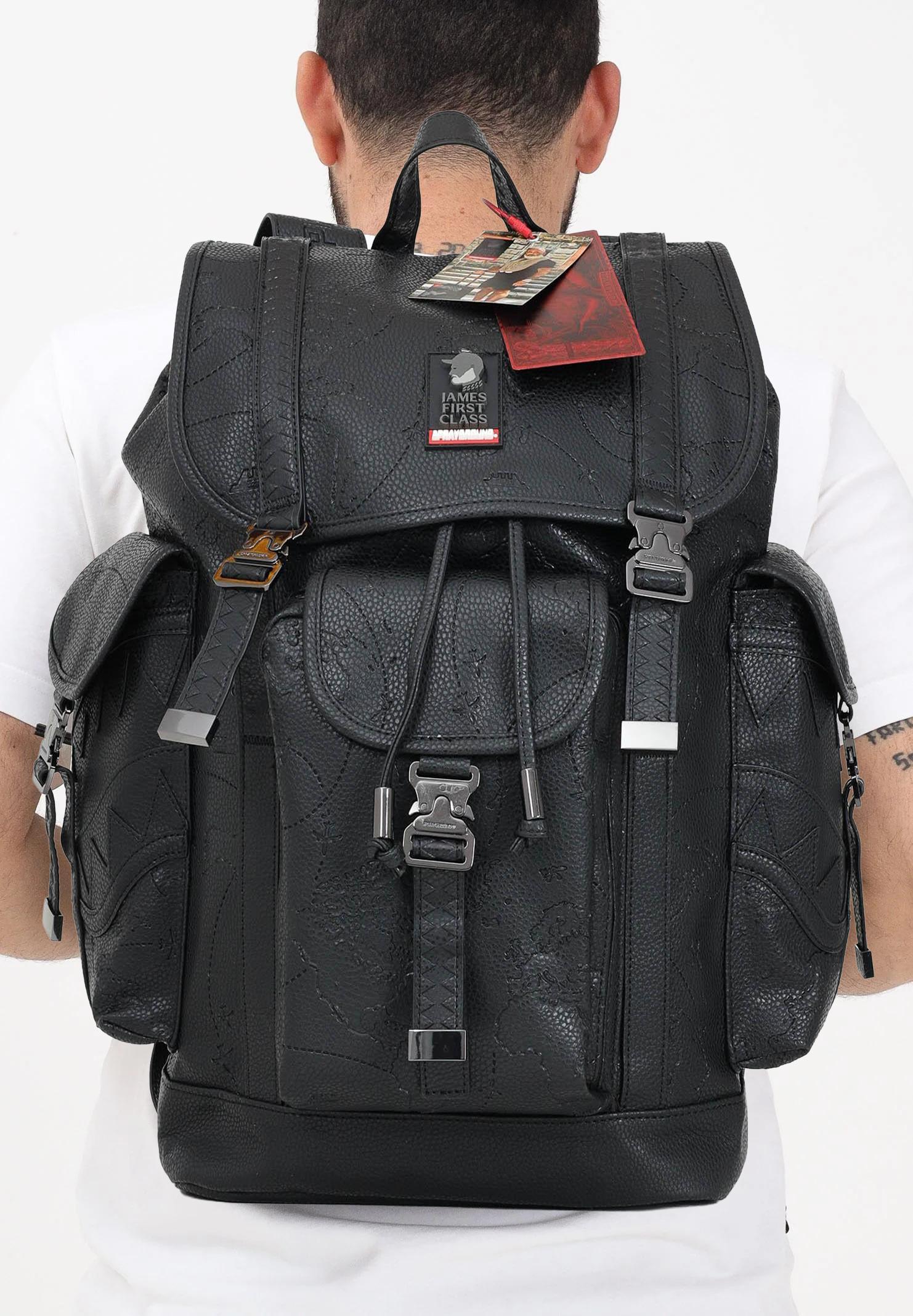 Zaino JAMES FIRST CLASS TYCOON TRAVELER MONTE CARLO nero per uomo e donna 910B6793NSZ . SPRAYGROUND