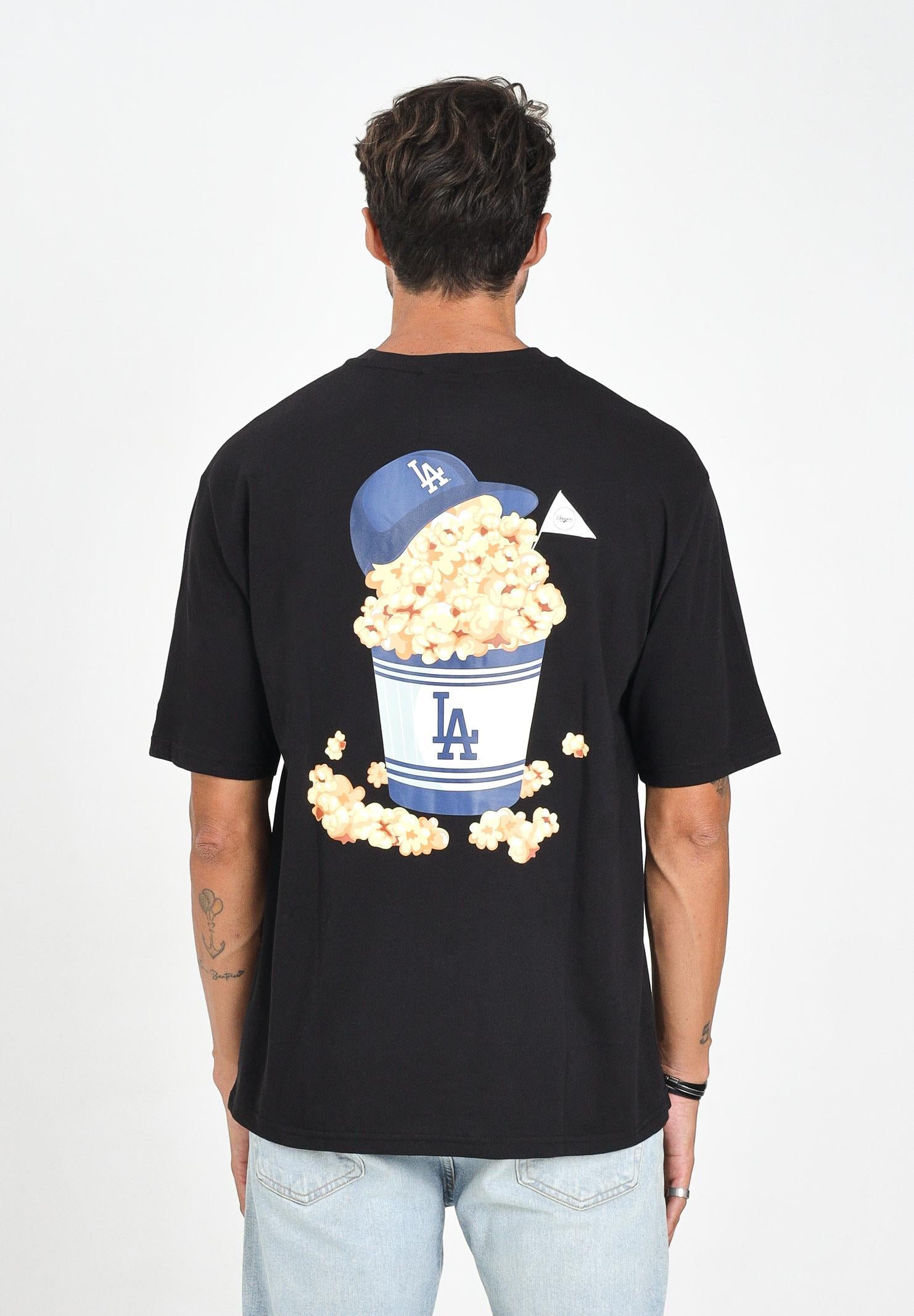 NEW ERA T-shirt a manica corta Oversized LA Dodgers MLB Food Graphic nera da uomo 60684280 . NEW ERA