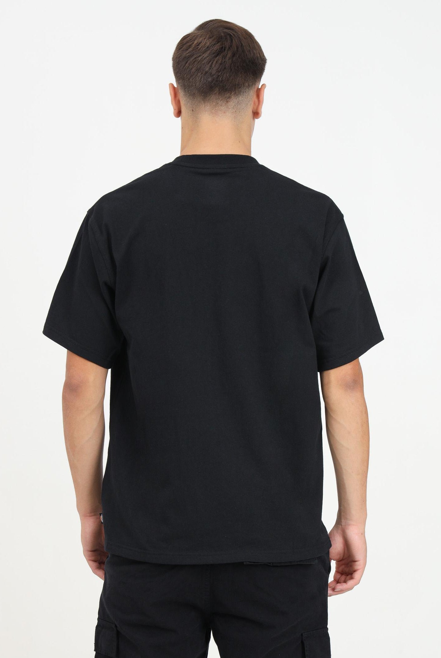 DICKIES T-shirt a manica corta Clancy Heavyweight nera da uomo DK0A4Z4LBLK1 . DIckies
