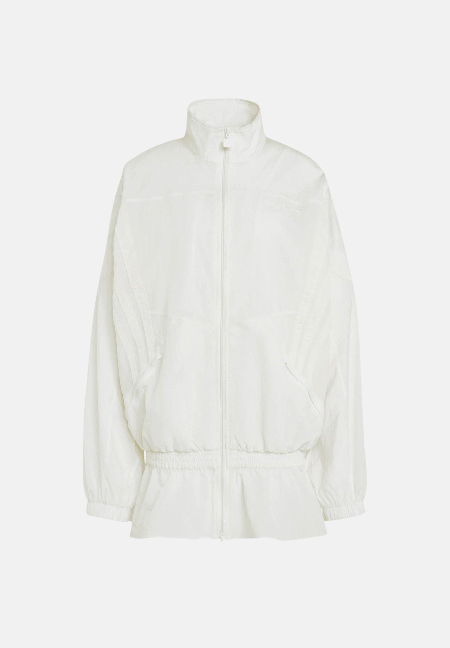 ADIDAS ORIGINALS Giubbotto Santiago Woven Track Top Off White bianco donna KC9132 . ADIDAS ORIGINALS