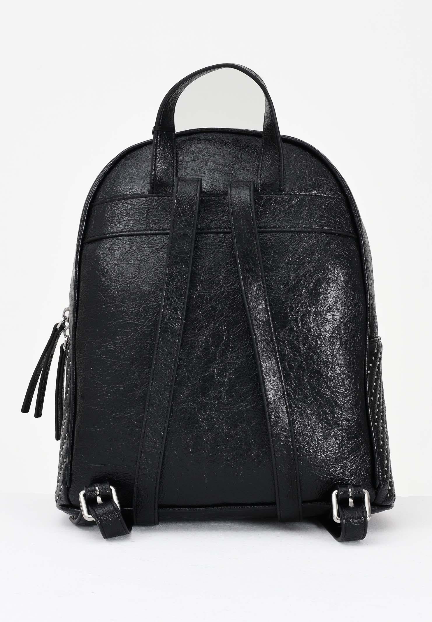 RICHMOND Zaino nero da donna con lavorazione trapuntata e micro borchie RWA25238ZA ARG RICHMOND