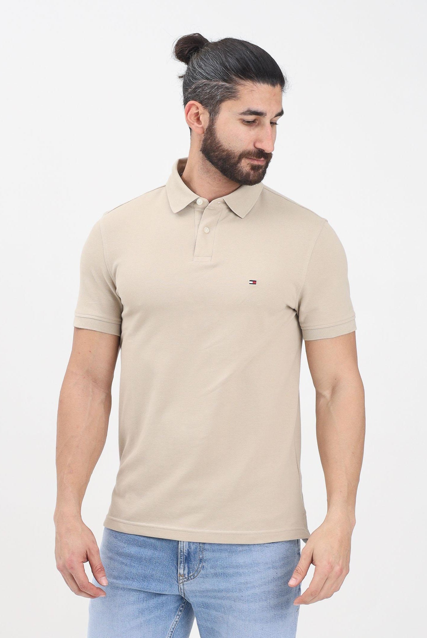 Polo manica corta regular fit primavera estate MW0MW17770 RBT TOMMY HILFIGER