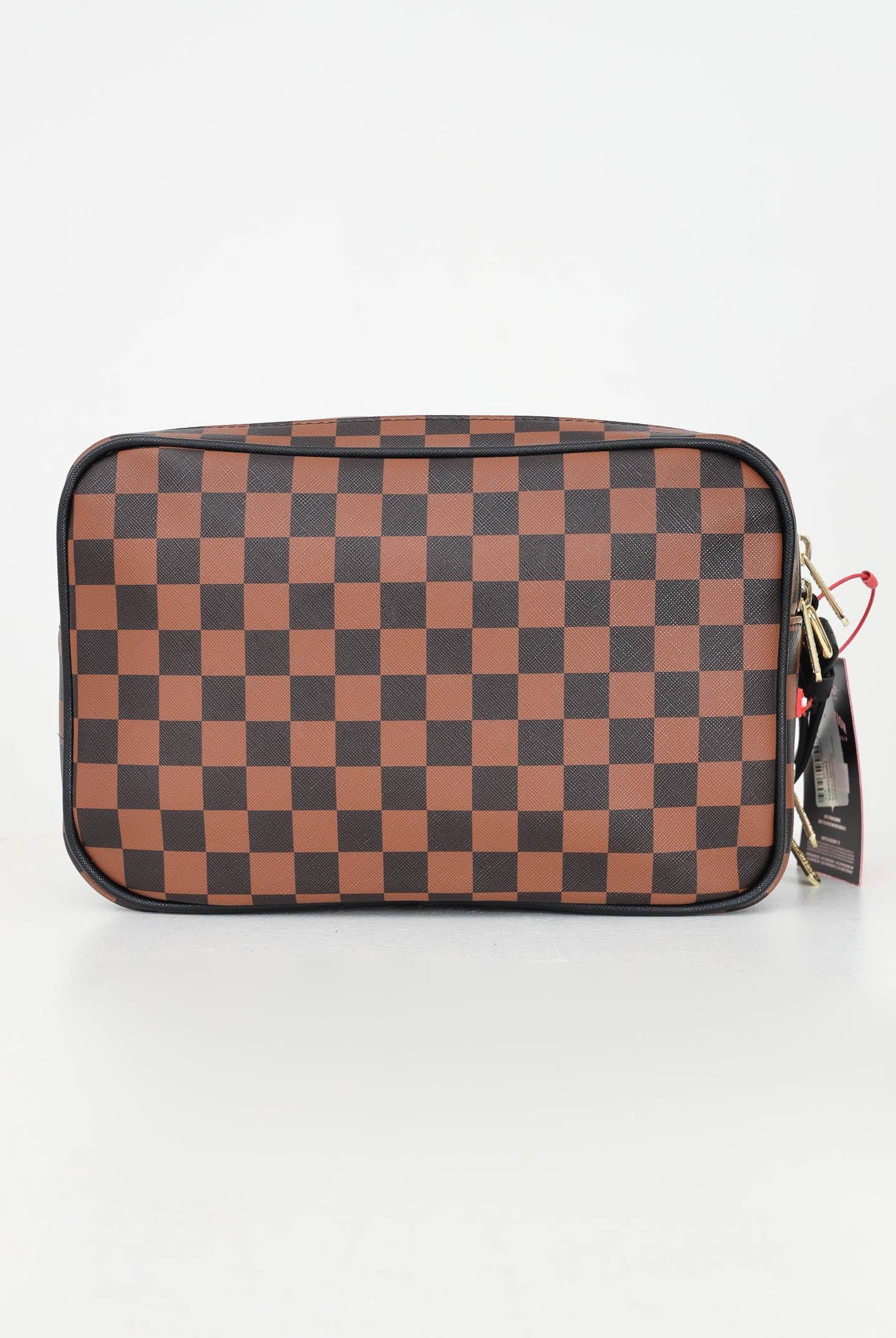 SPRAYGROUND Pochette / beauty SHARKS IN PARIS LENTICULAR CHOMP TOILETRY BRICK marrone per uomo e donna 910B6525NSZ SPRAYGROUND