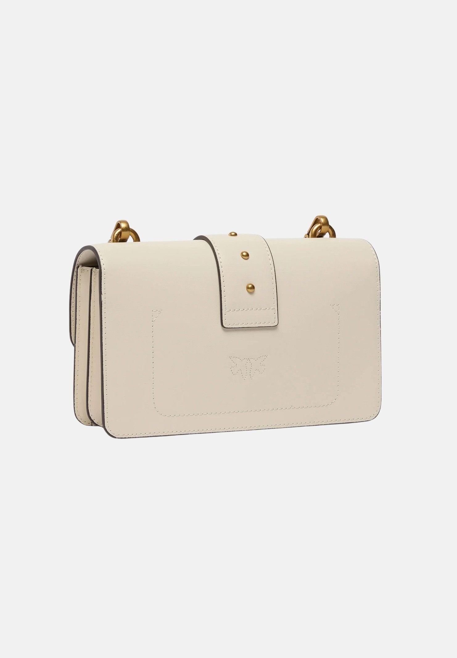 PINKO Borsa a tracolla Mini Love Bag One panna da donna 105856A0F1 Z14Q PINKO