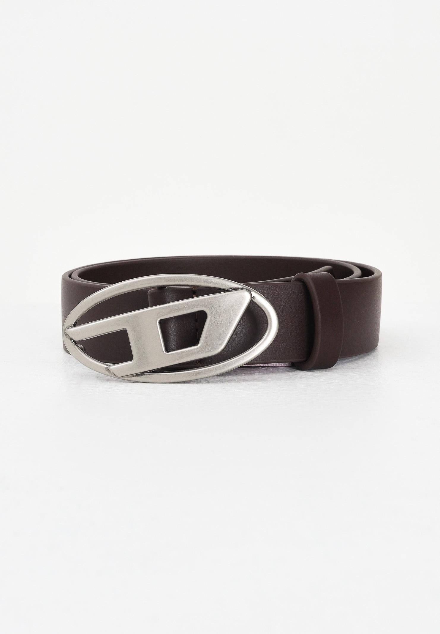 DIESEL Cintura marrone da donna con logo D J01226KXBLR KP48 DIESEL