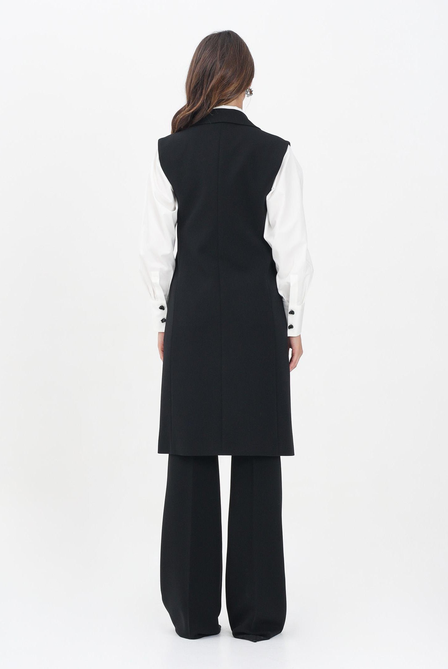 MAX MARA Gilet lungo Zena nero da donna 2526286011600 001 MAX MARA