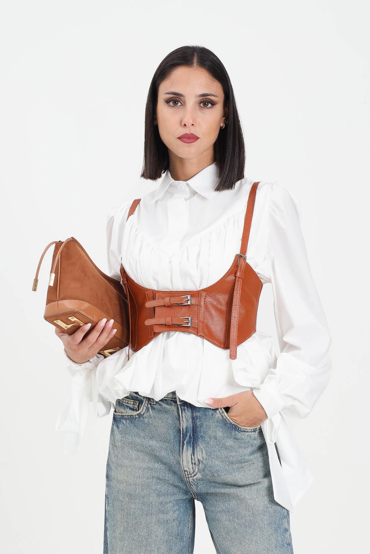 TPN Blusa a manica lunga Weiser bianca da donna WEISER252W5 6Y TPN