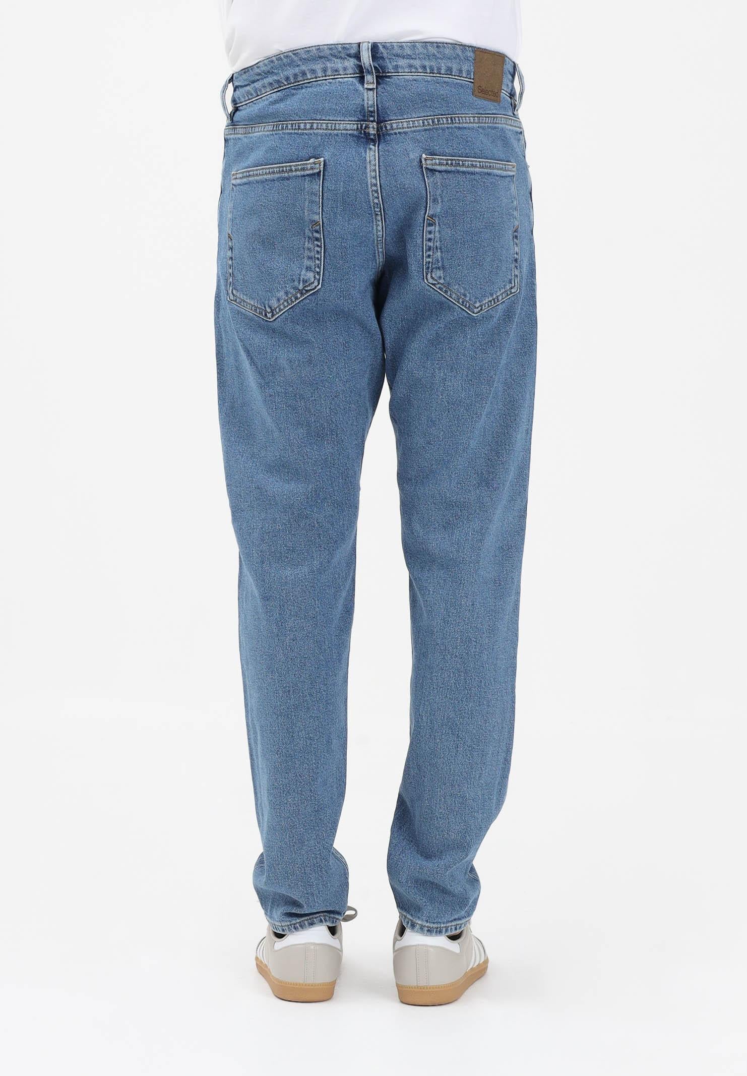 SELECTED HOMME Jeans in denim blu medio da uomo 16098202 LIBL SELECTED HOMME