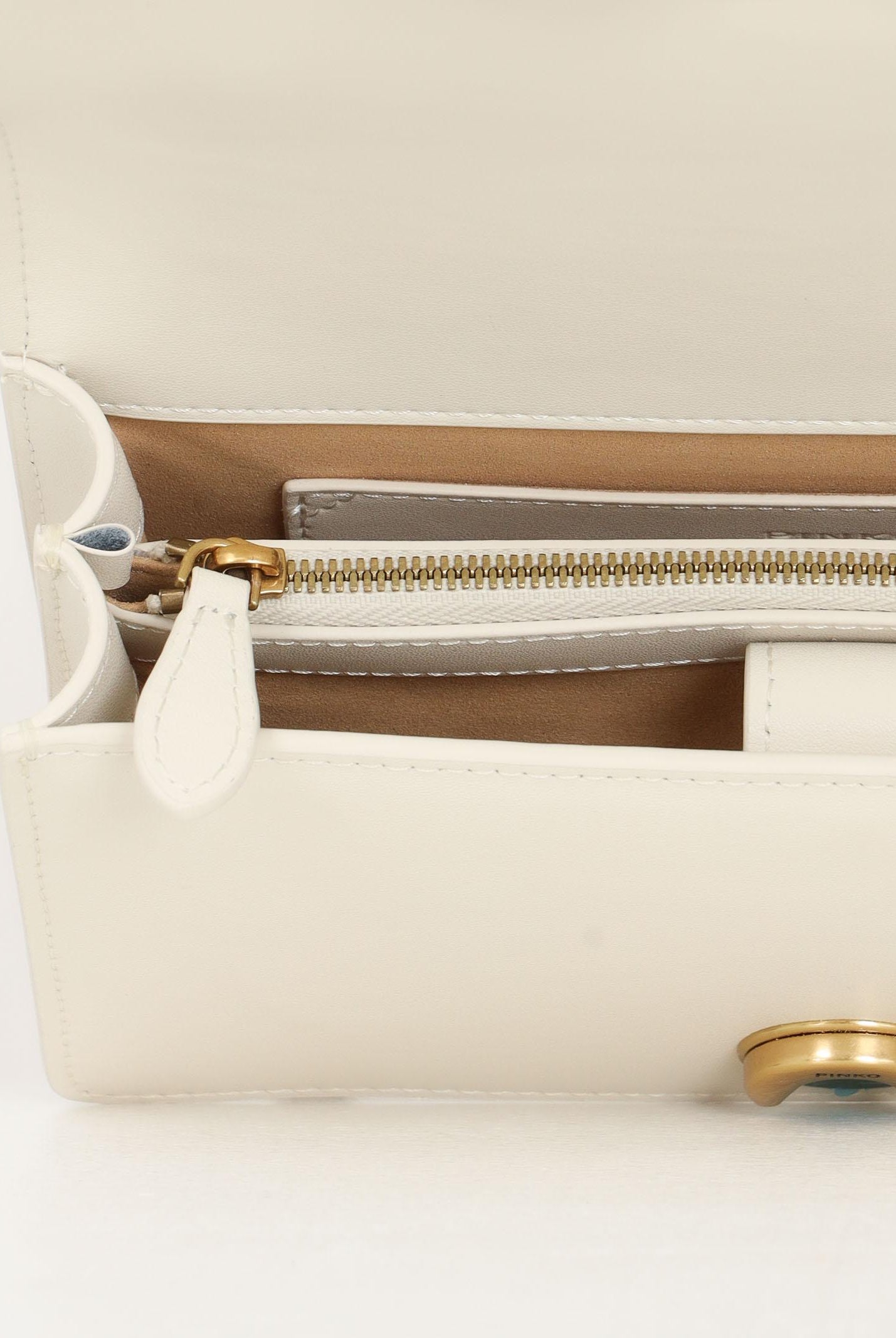 PINKO Borsa a tracolla Mini Love Bag panna da donna 100074A0F1 Z14Q PINKO