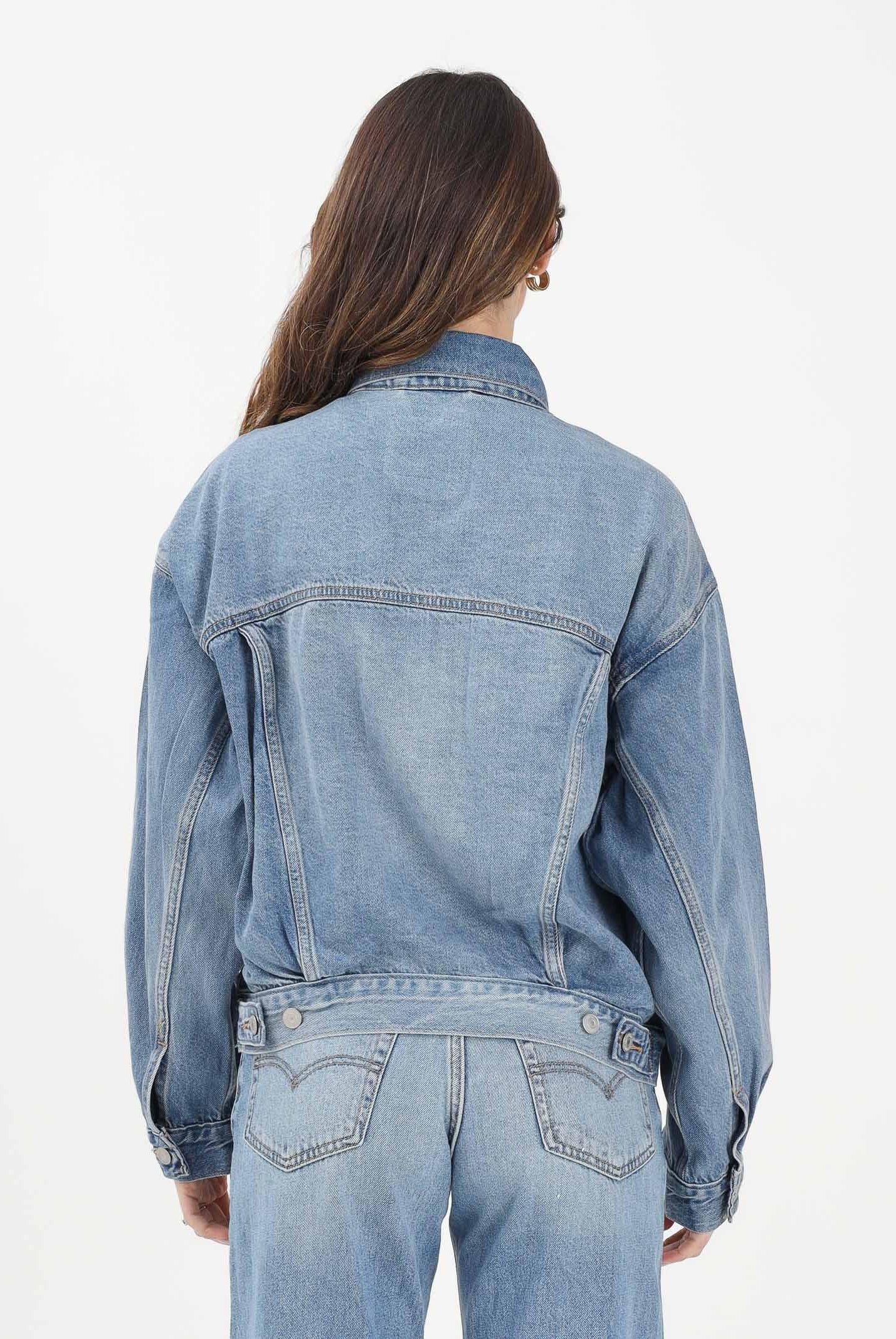 LEVI'S Giubbotto Trucker in denim medio da donna A1743-0004 . LEVI'S®