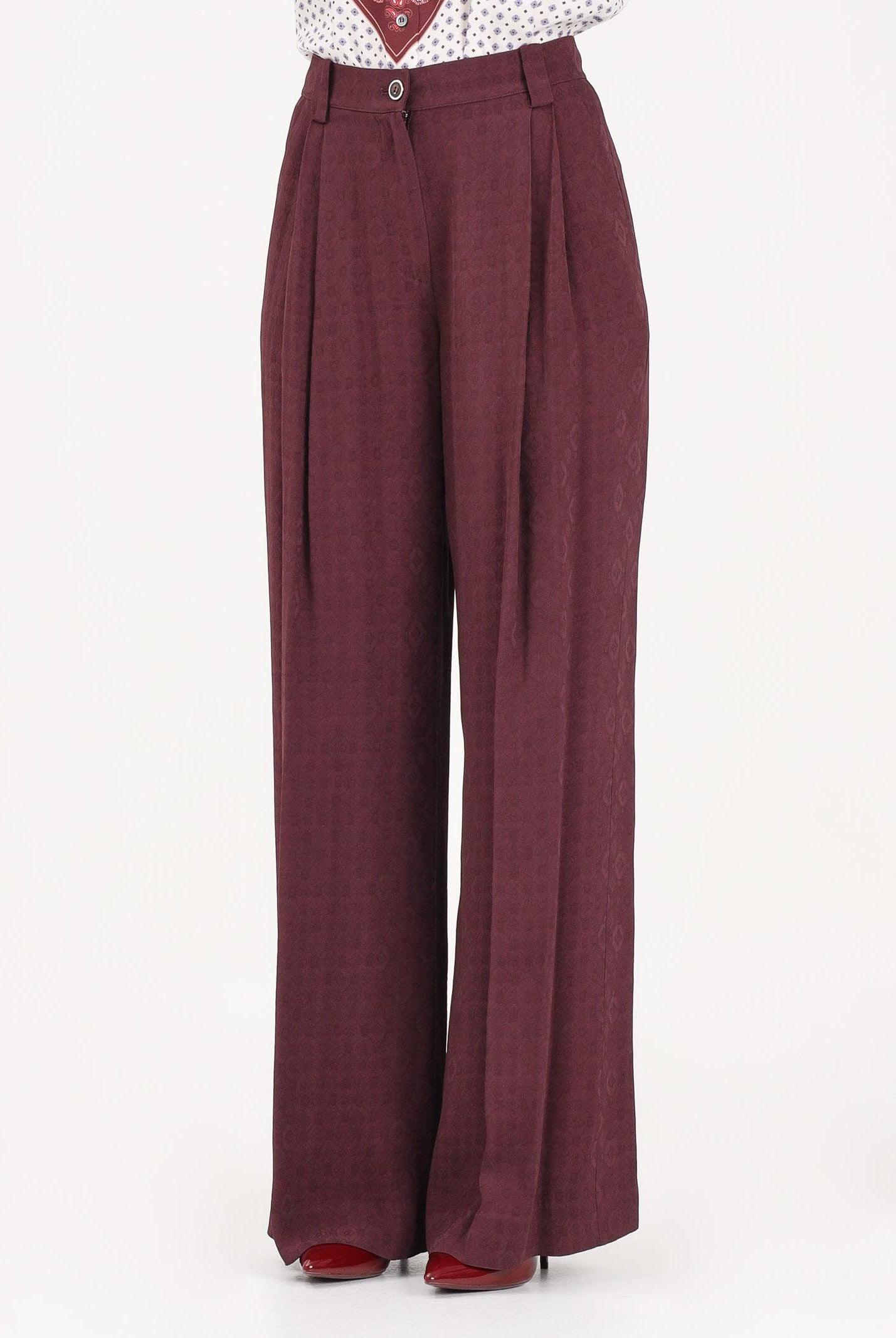 PINKO Pantalone elegante RUTH bordeaux da donna 106203A33H RR7 PINKO