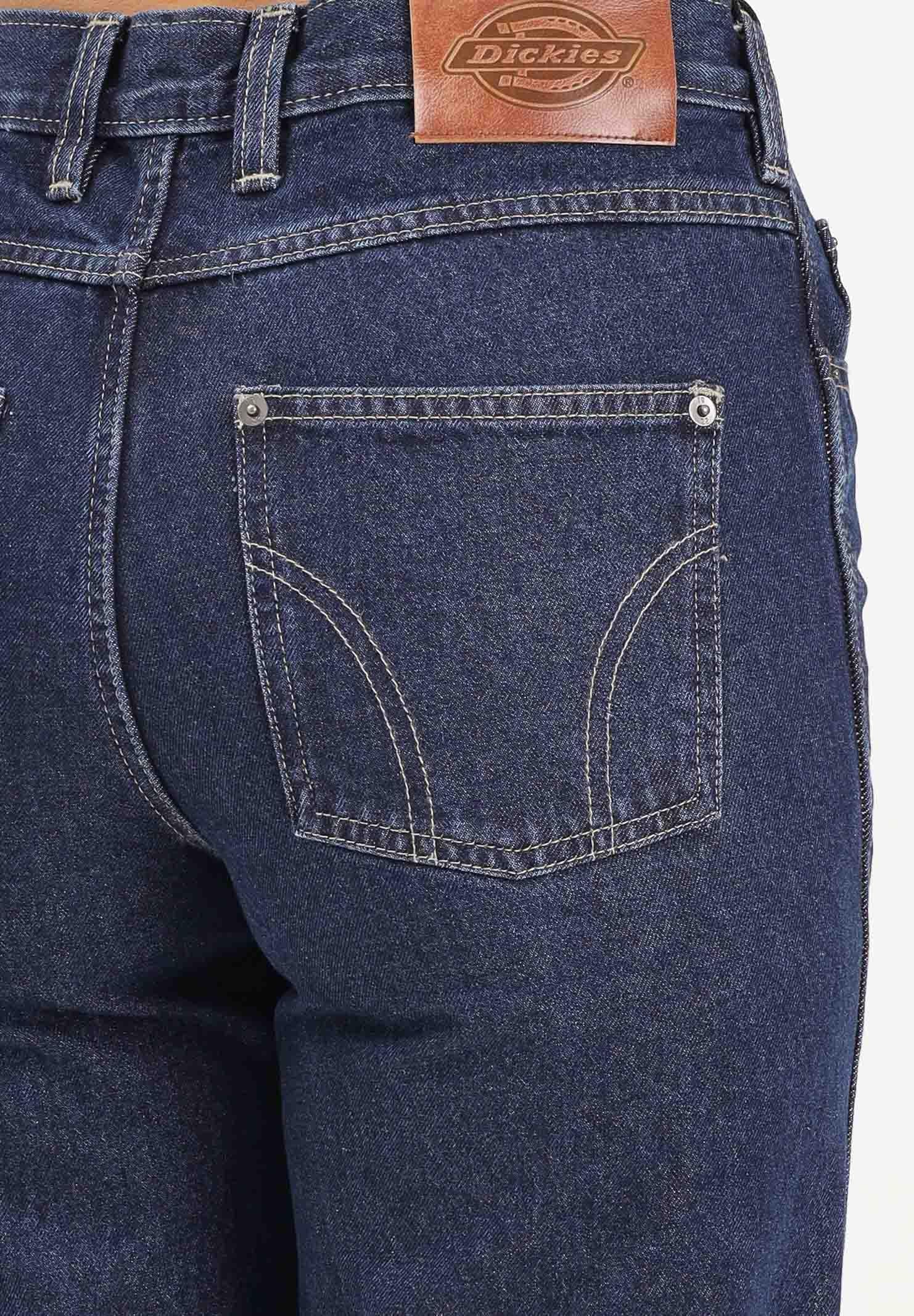 DICKIES Jeans relaxed Farner in denim blu da donna DK0A87NN0DD1 . DIckies