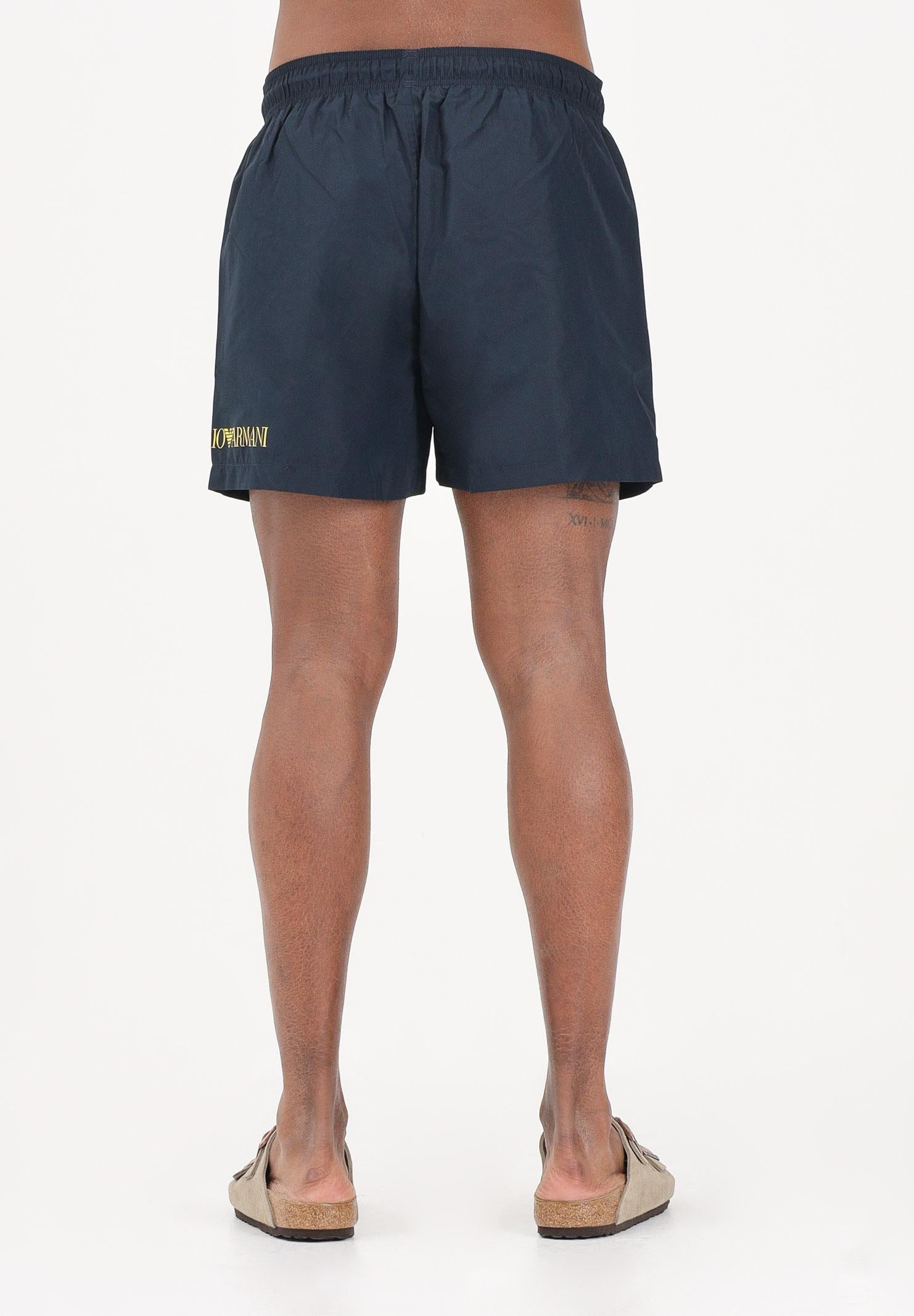 EA7 Shorts mare blu da uomo con logo 7M002000AF13049 MB554 EA7