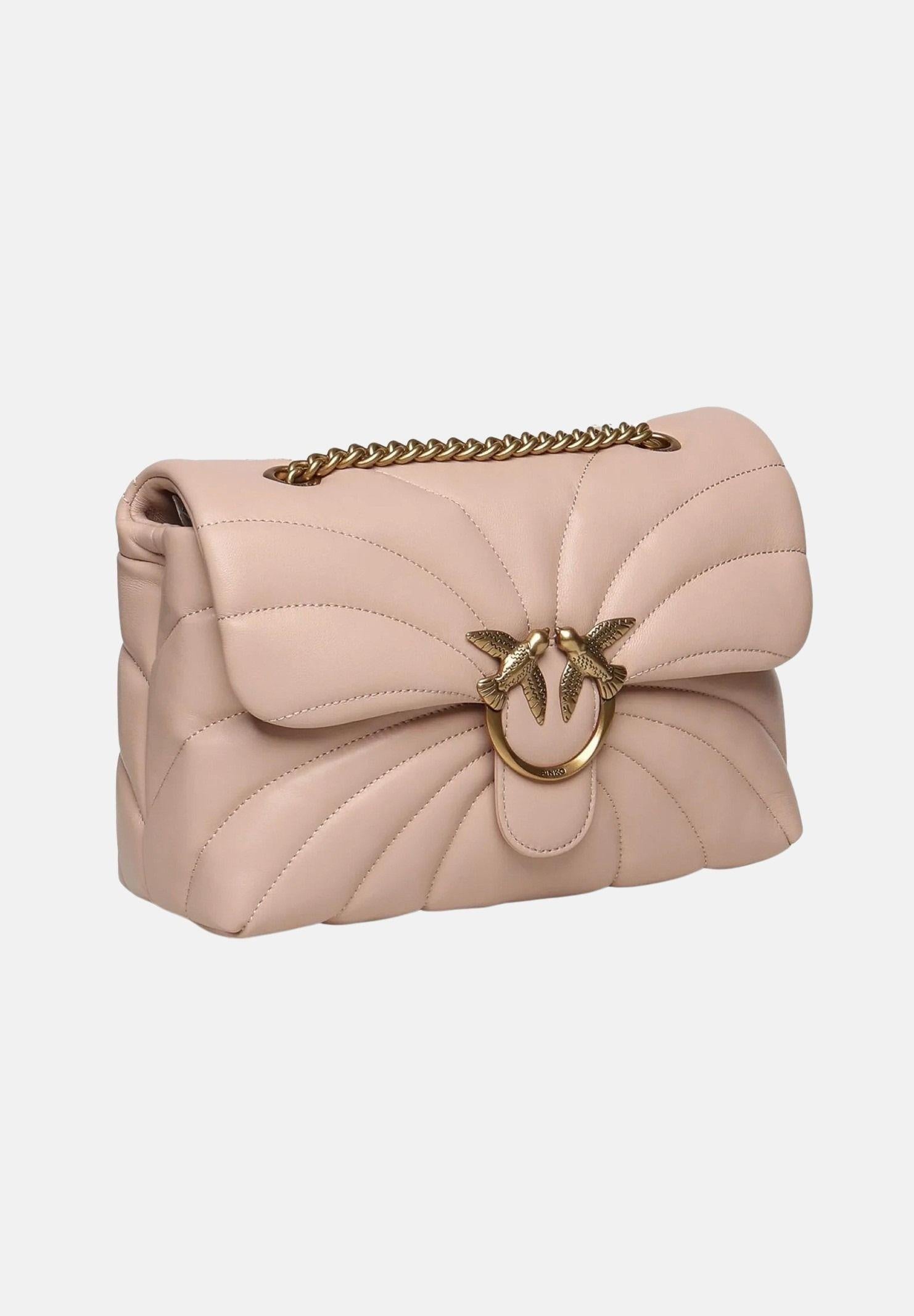 PINKO Borsa a tracolla Classic Love Bag Puff panna da donna 100038A1EX O81Q PINKO