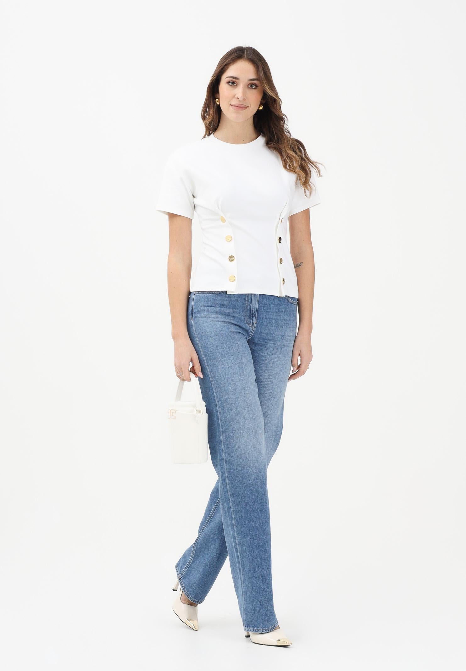 ELISABETTA FRANCHI Jeans in denim chiaro da donna PJ21I61E2 192 ELISABETTA FRANCHI