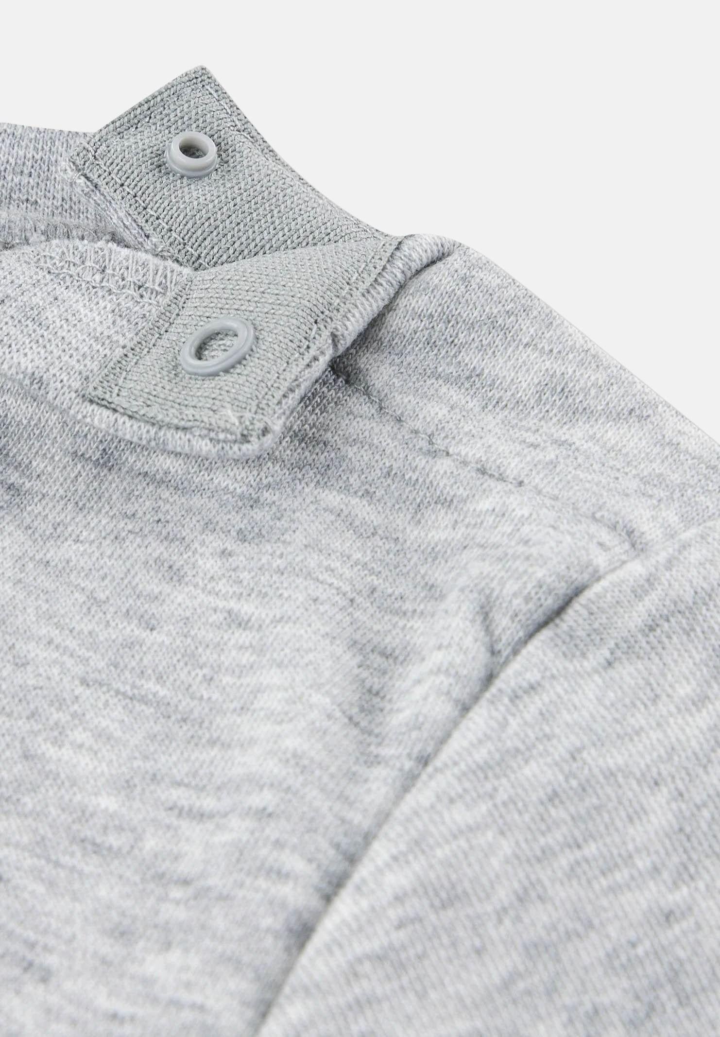 JORDAN Tuta Boys MJ Dynasty grigia e nera da neonato 65F571 023 JORDAN