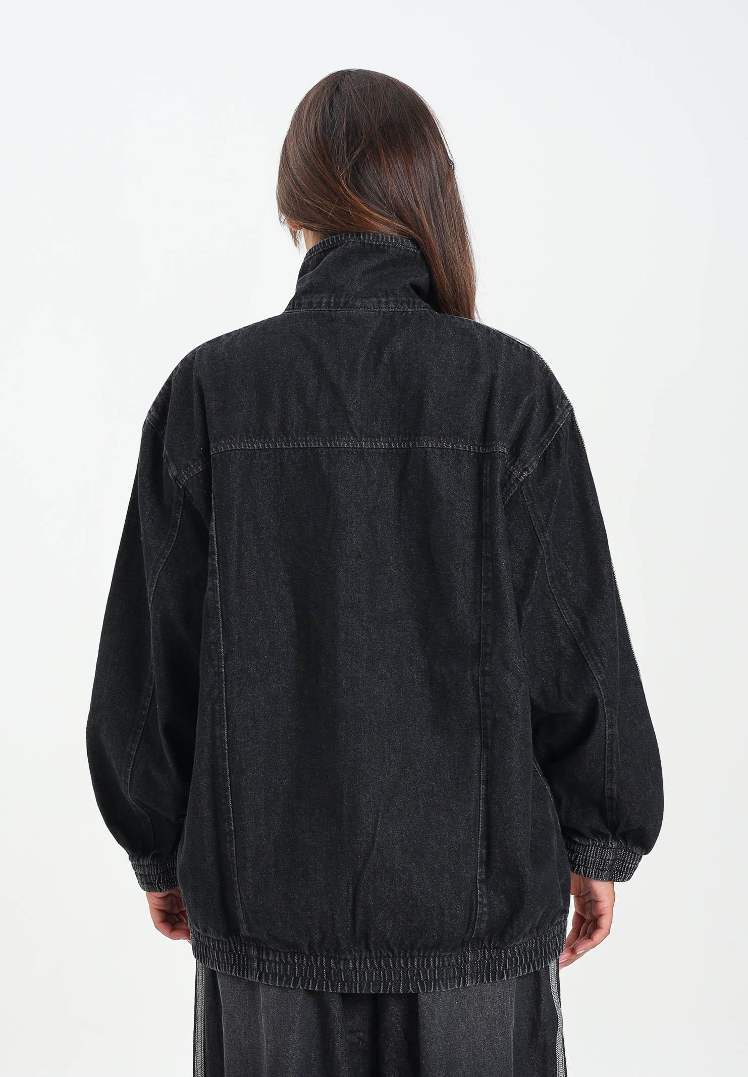 ADIDAS ORIGINALS Giubbotto di jeans Adicolor Denim Adilenium in denim nero da donna JY2897 ADIDAS ORIGINALS