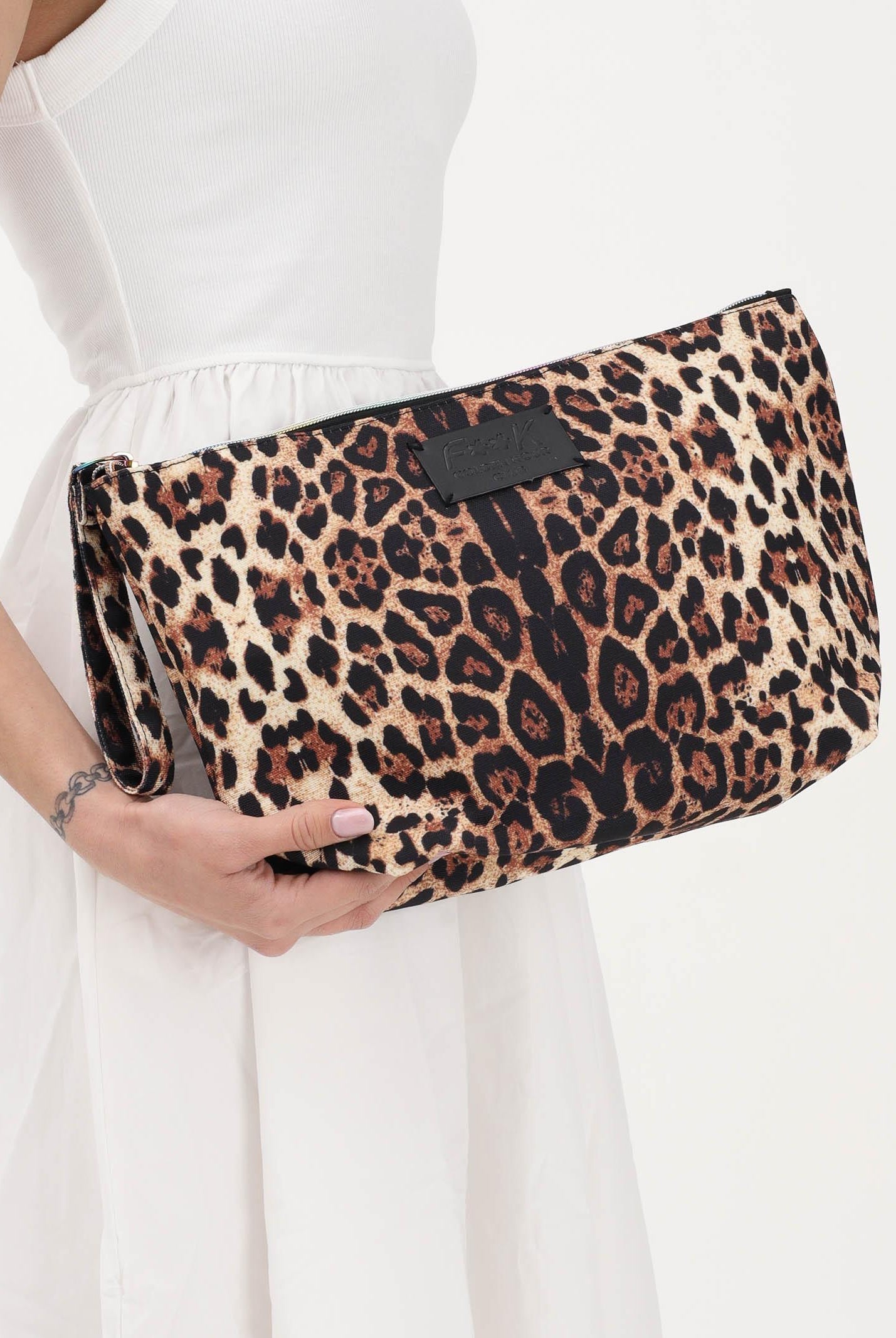 F**K Pochette leopardata da donna FA26-SW0125X02 . F**K