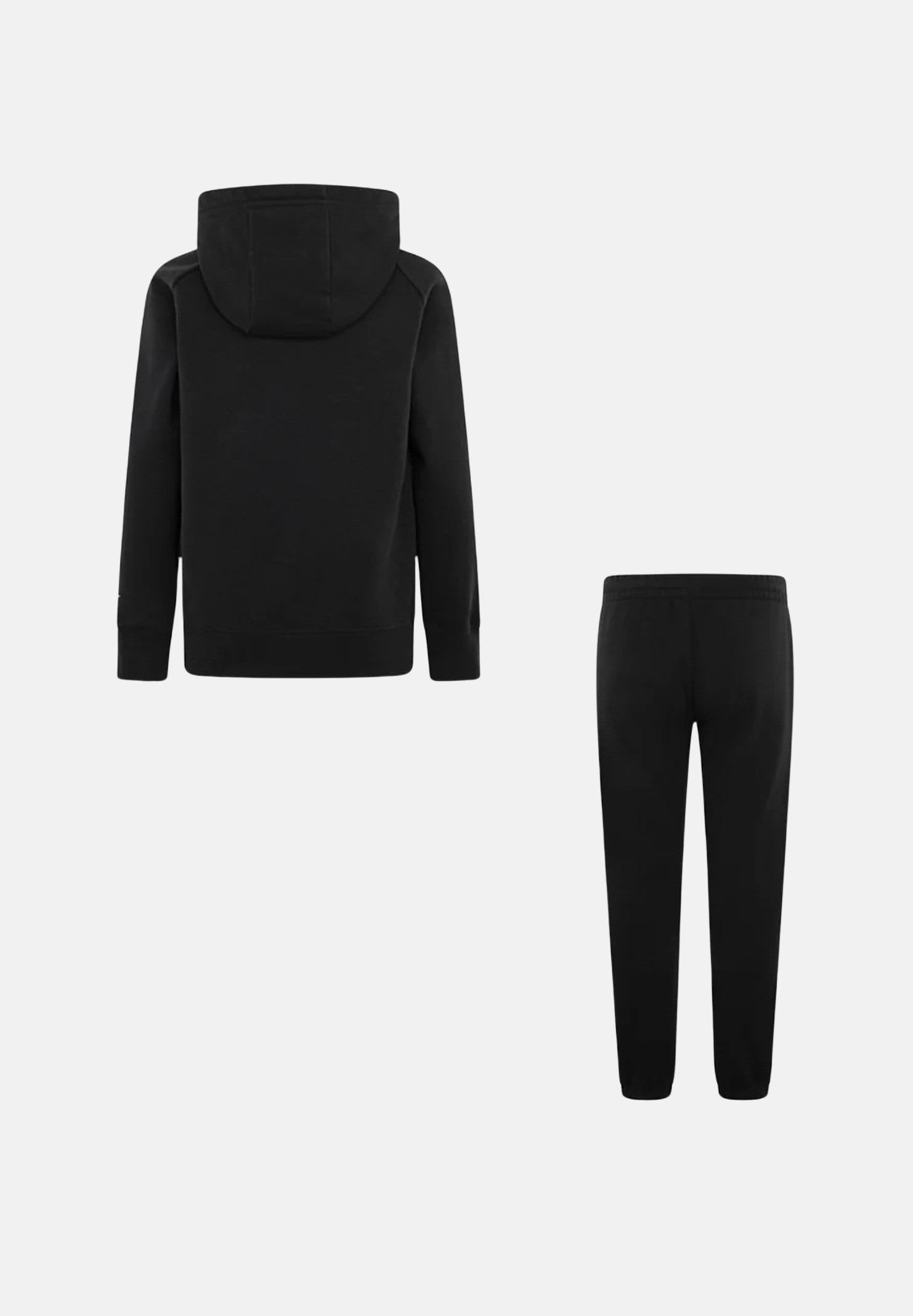 NIKE Tuta Fired Up nera da bambino con stampa logo 9Q1211 023 NIKE