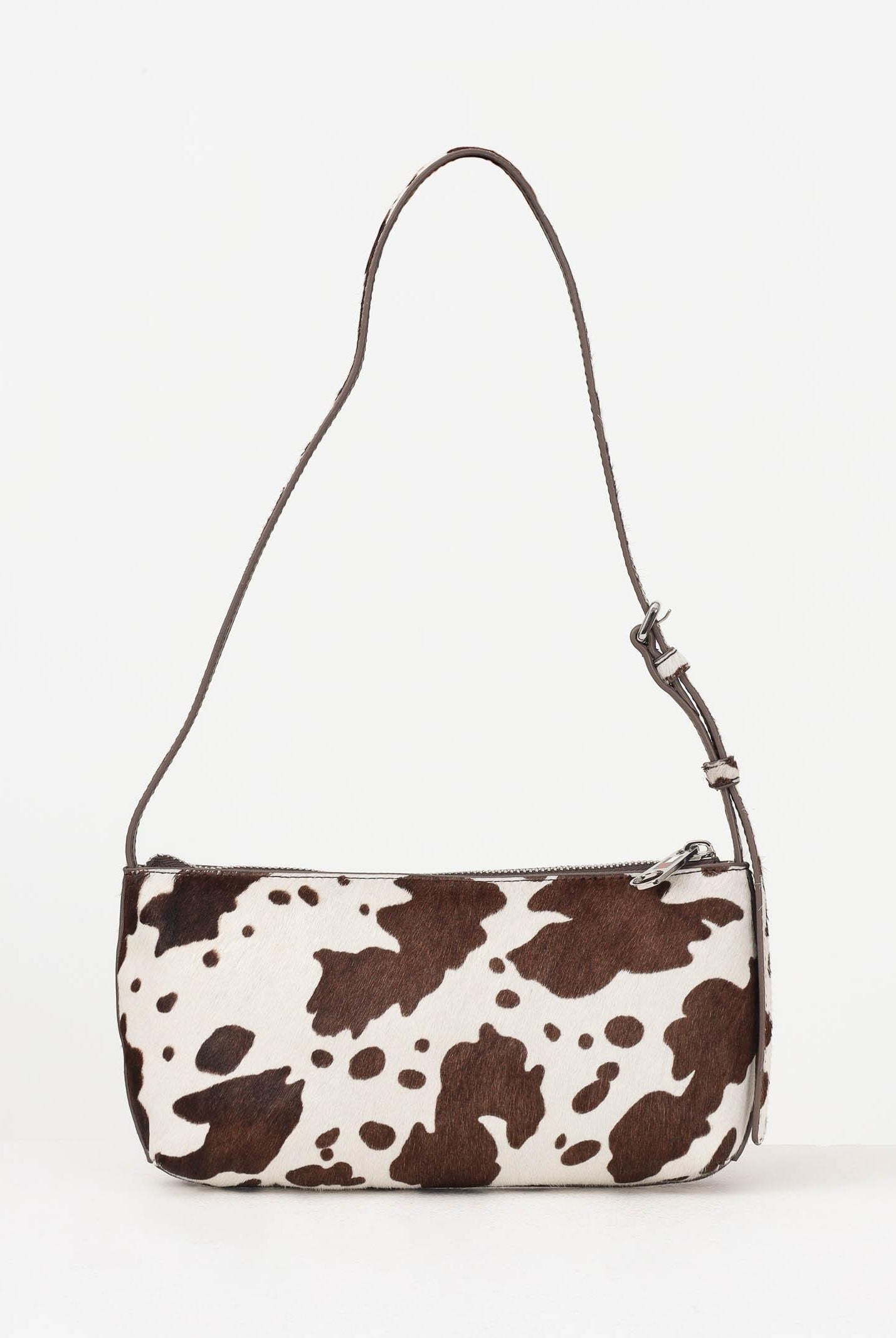 TOMMY JEANS Borsa a spalla MUST COW panna e marrone da donna AW0AW18061 0K6 TOMMY JEANS