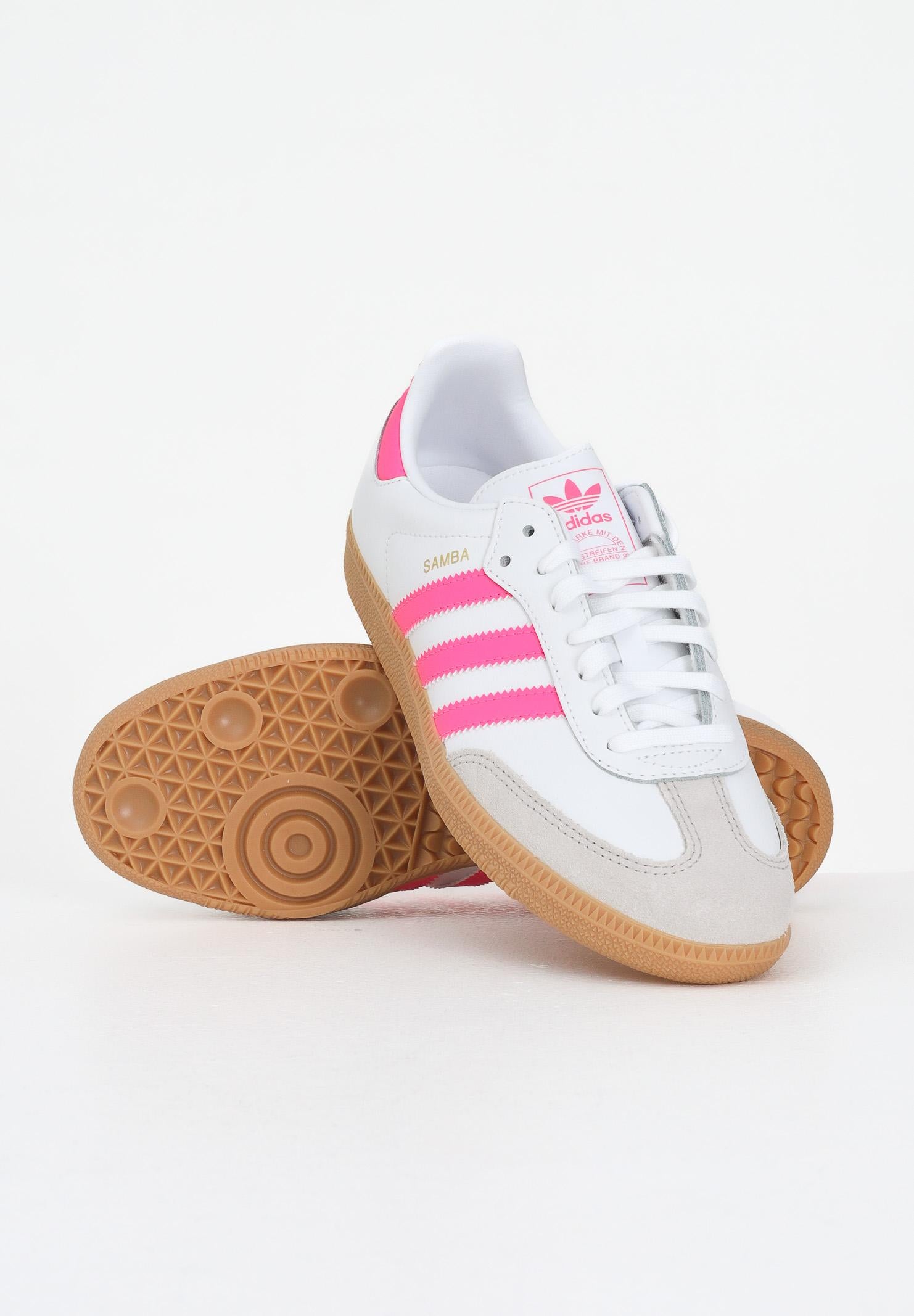 ADIDAS ORIGINALS Sneakers Samba OG bianche e fluo da donna JQ2831 ADIDAS ORIGINALS