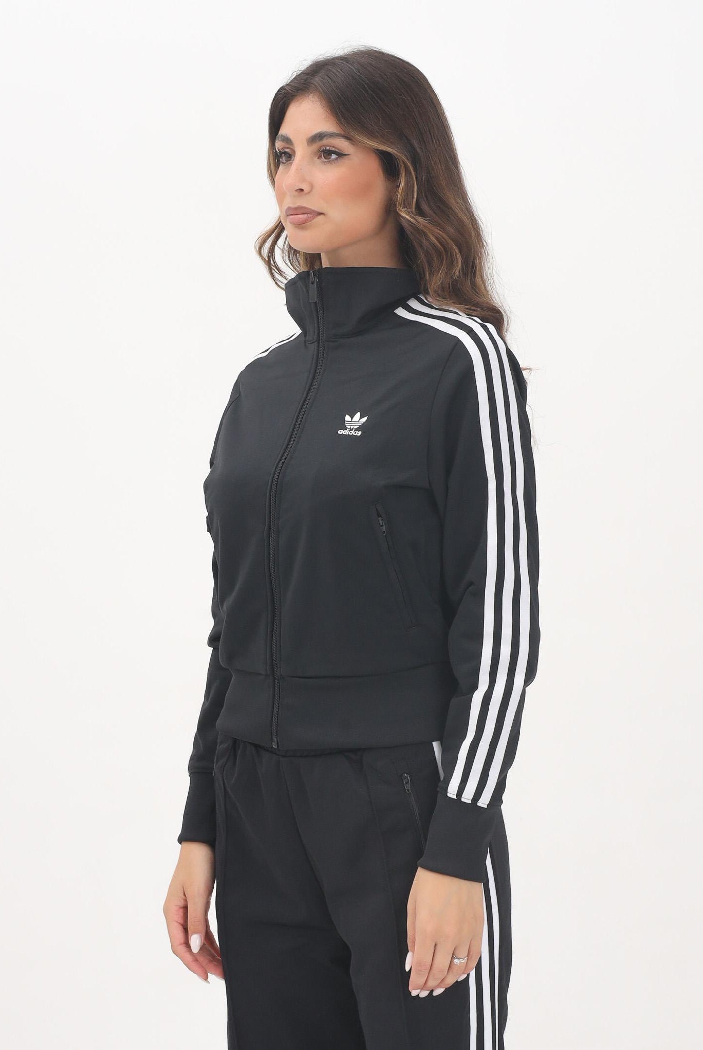 ADIDAS ORIGINALS Felpa con zip Adicolor Classics Firebird nera da donna IL8764 ADIDAS ORIGINALS