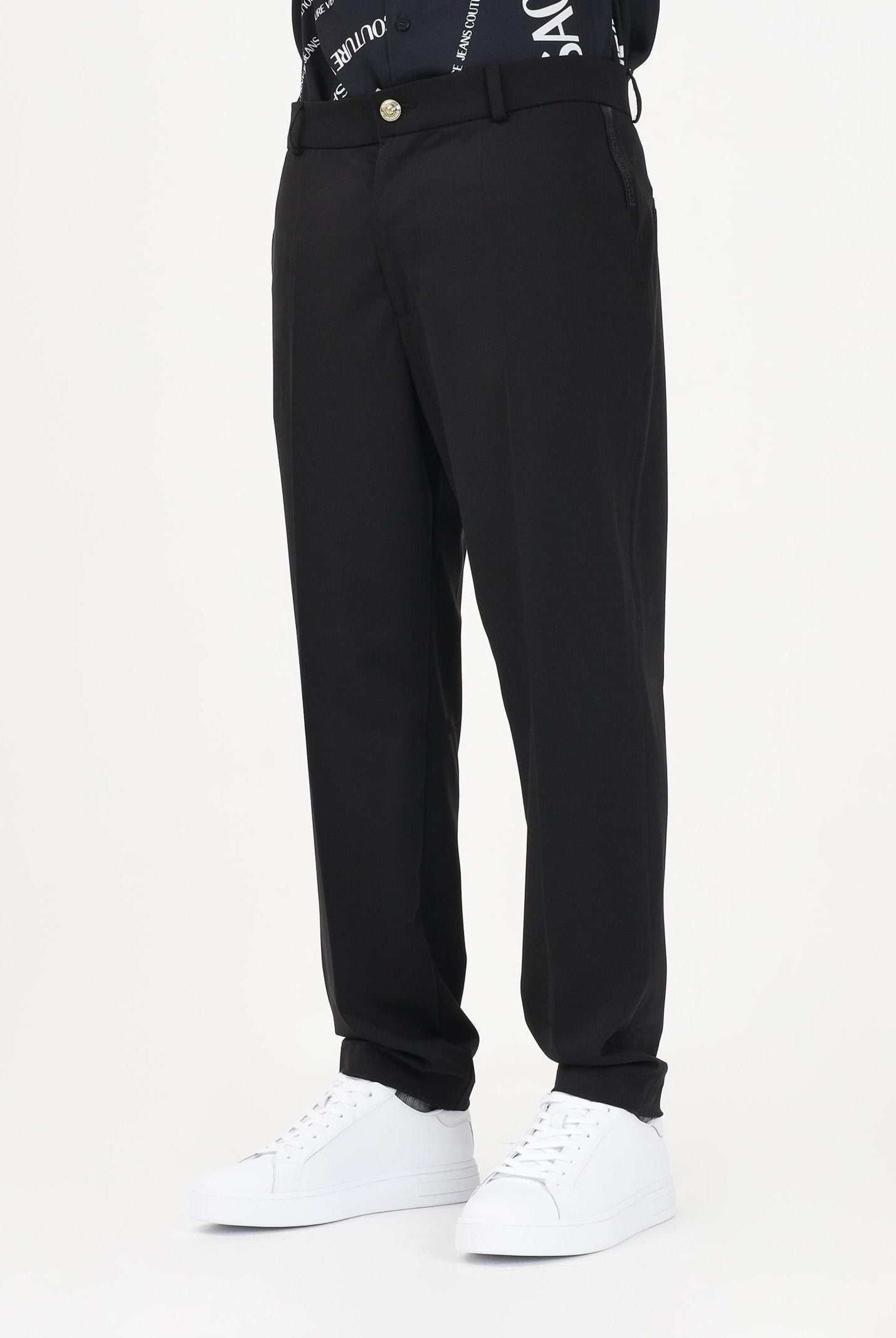 VERSACE JEANS COUTURE Pantalone elegante nero da uomo 80GAA128N0702 899 VERSACE JEANS COUTURE